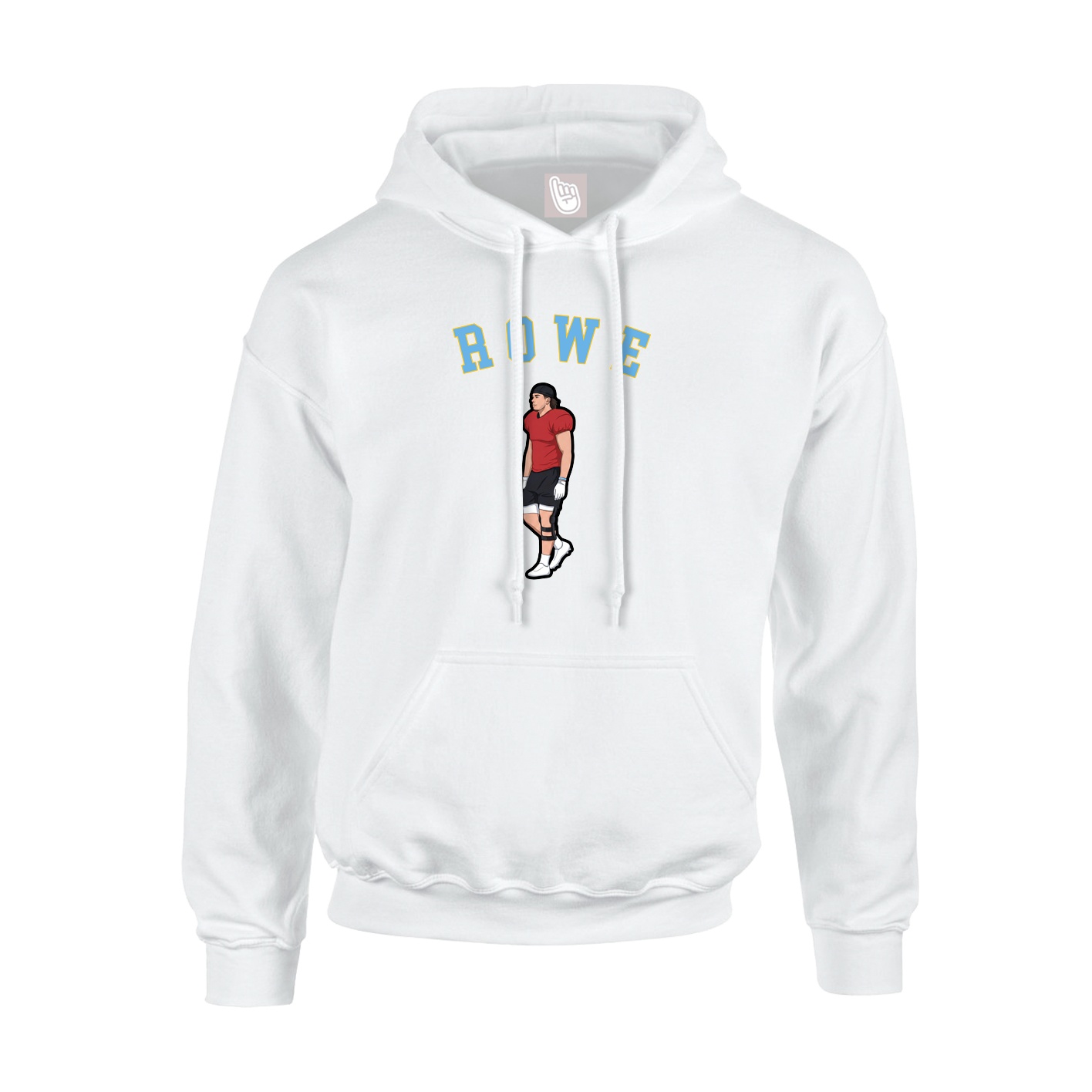 Youth Hoodie — Shirsey Arch in White