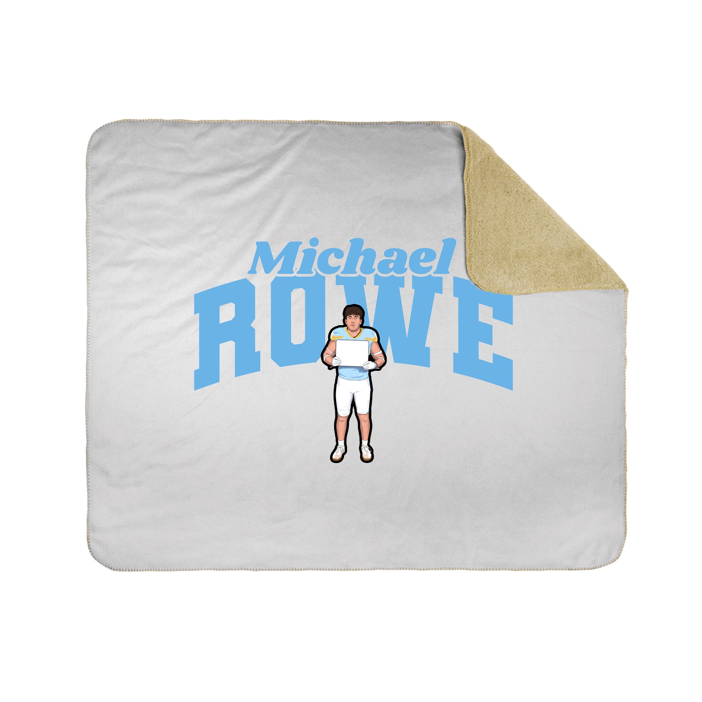 Throw Blanket — Signature Arch in White