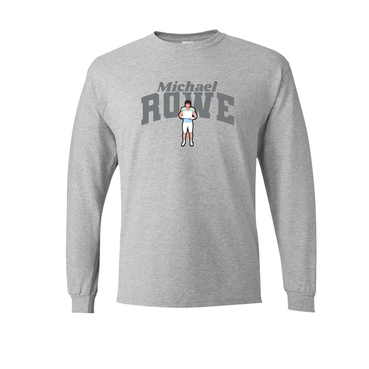 Long Sleeve Tee — Signature Arch in Grey