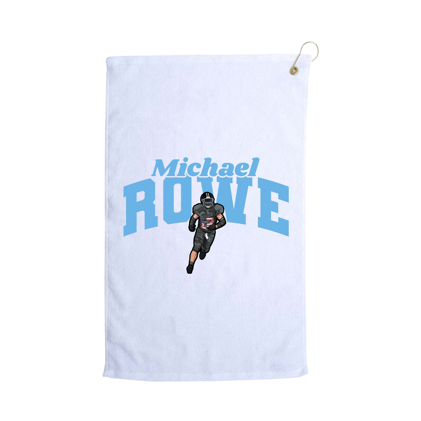 Golf Towel — Signature Arch in White