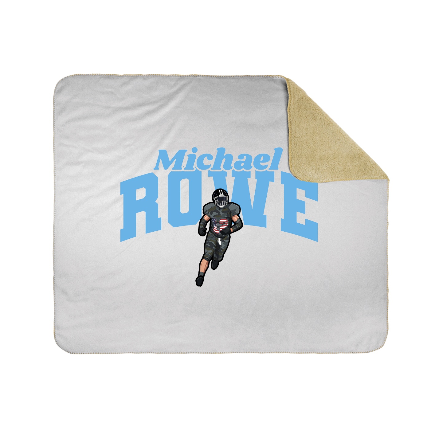 Throw Blanket — Signature Arch in White