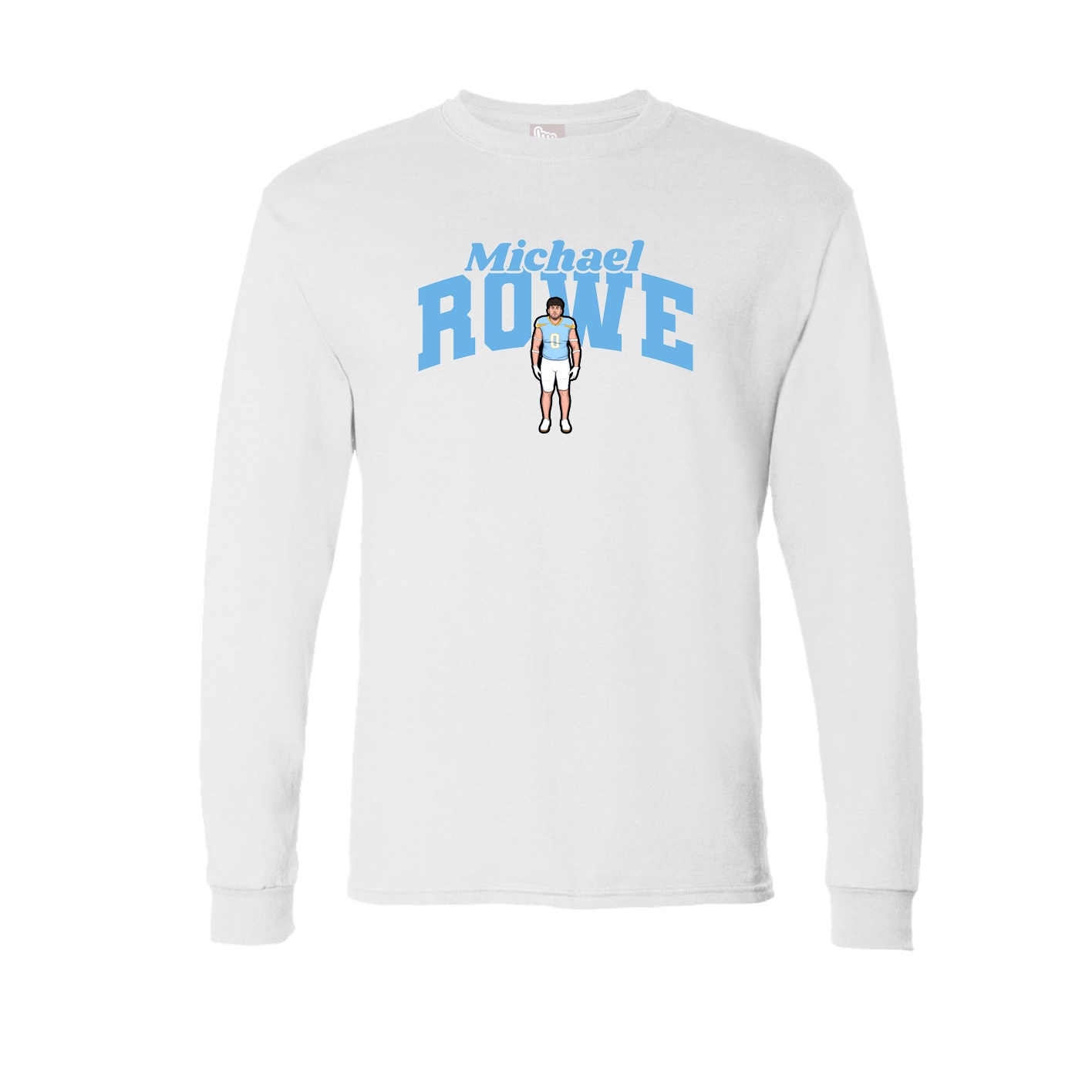Long Sleeve Tee — Signature Arch in White