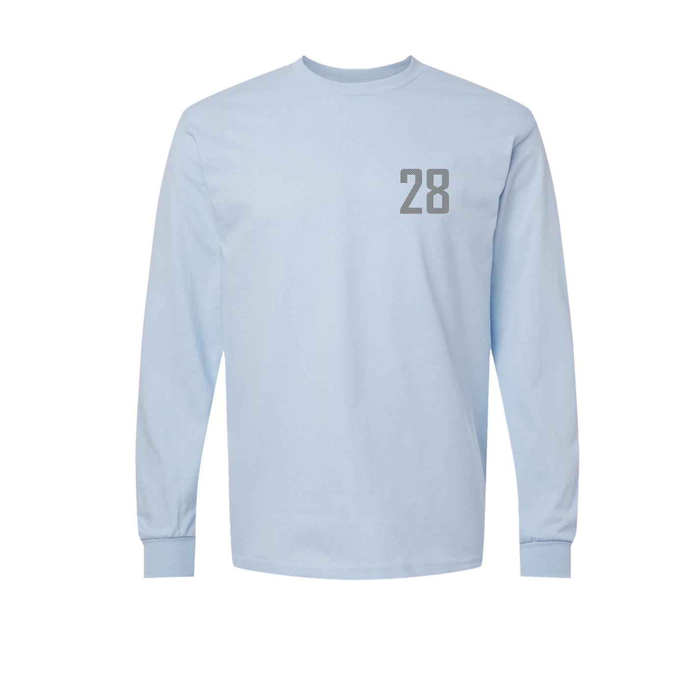 Long Sleeve Tee — Front Shirsy in Light Blue