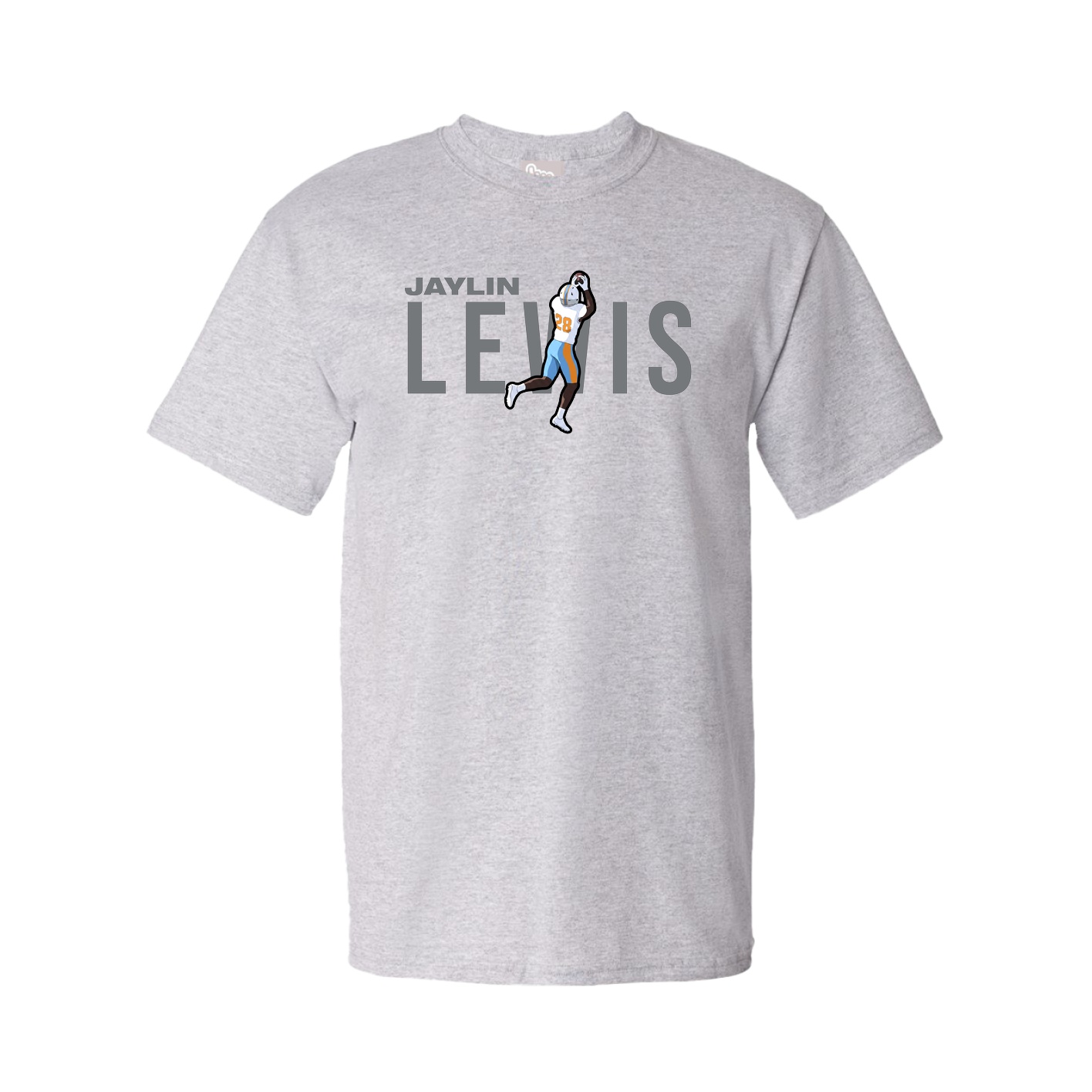 Youth Tee — Player Name in Grey