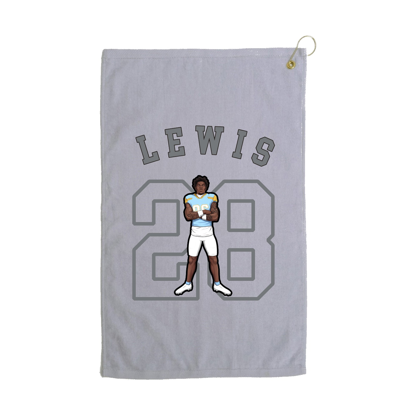 Golf Towel — Shirsey Arch in Grey