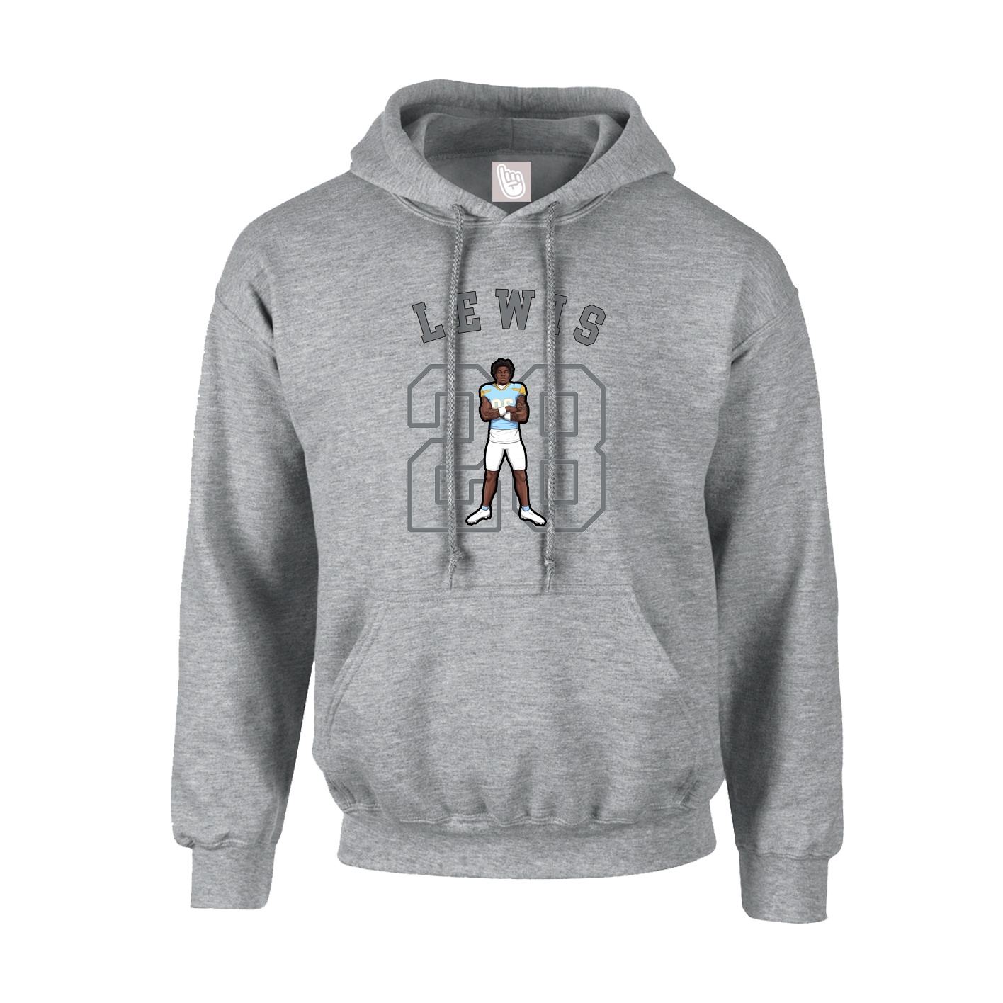 Hoodie — Shirsey Arch in Grey