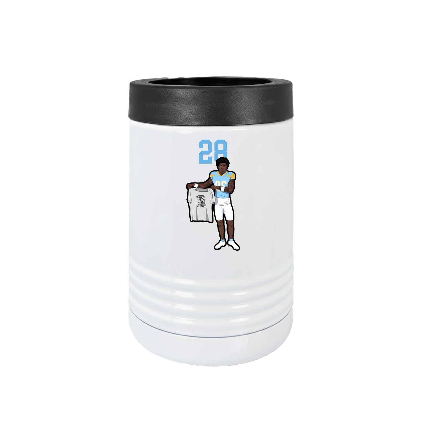 Beverage Holder — Number Top in White