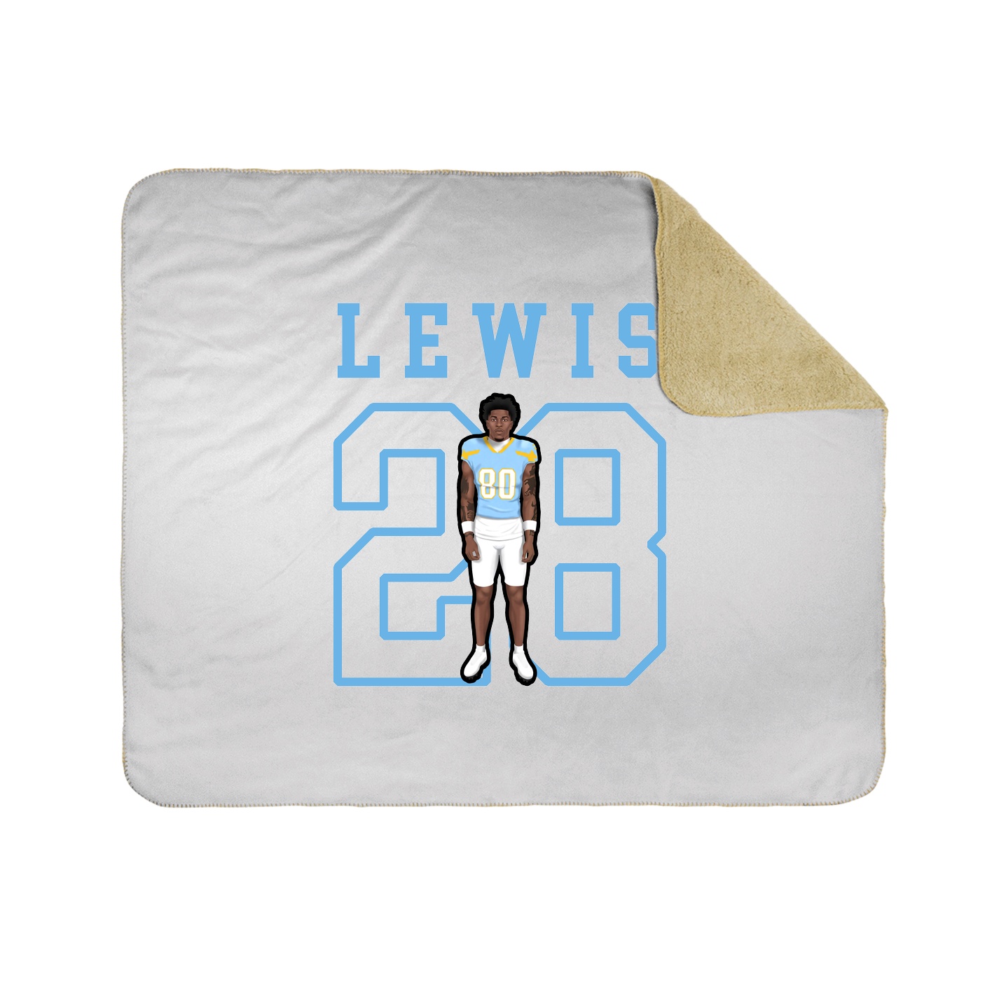 Throw Blanket — Shirsey in White