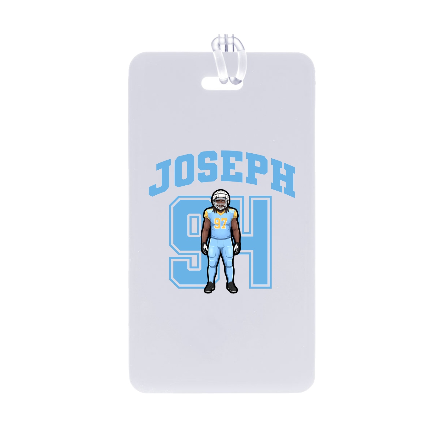 Bag Tag — Number in Classic