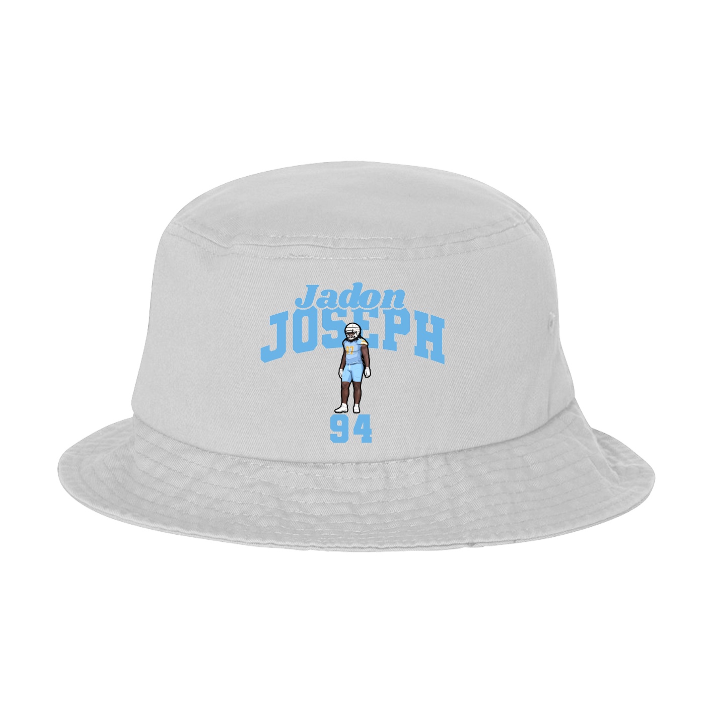 Bucket Cap — Signature Arch in White