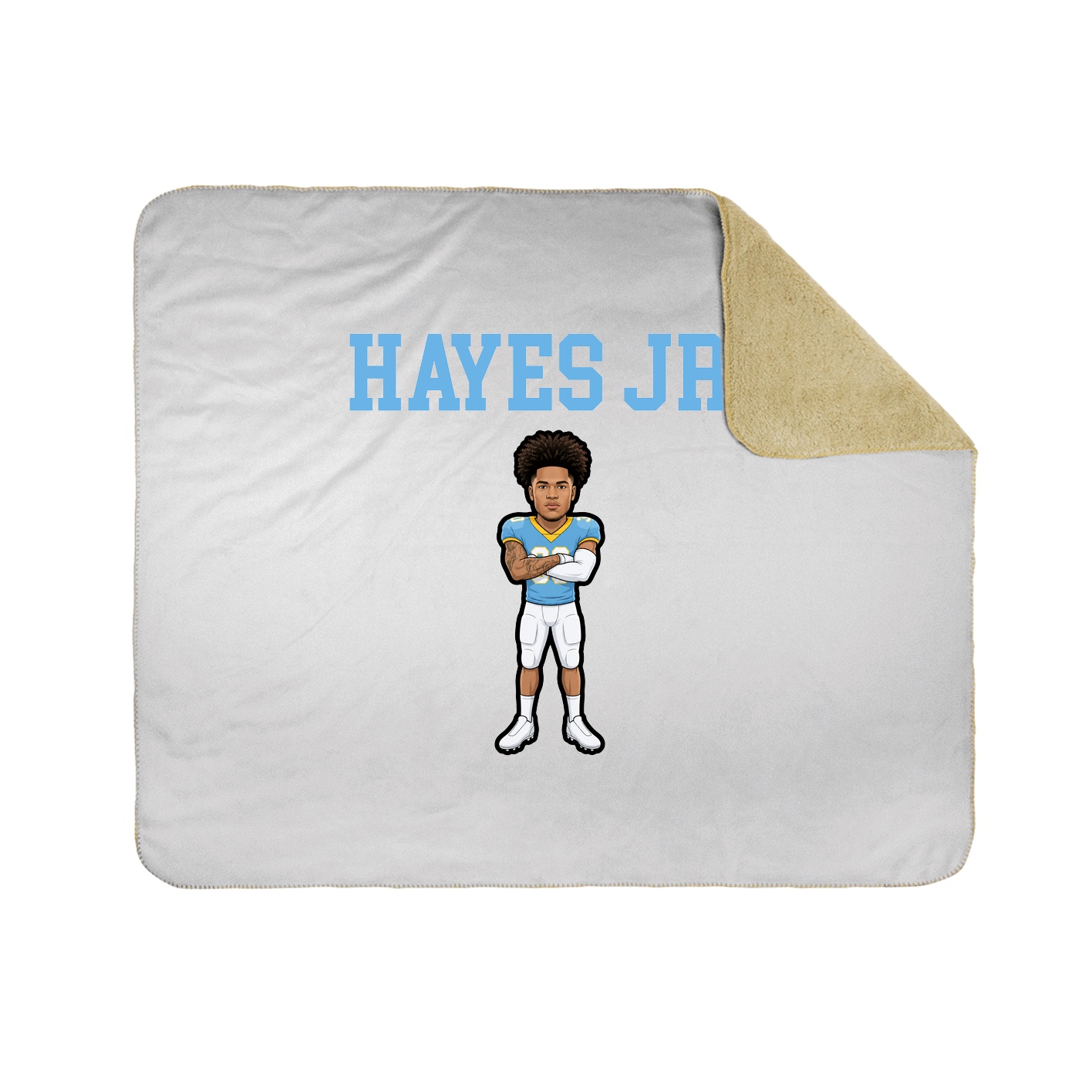 Throw Blanket — Shirsey in White