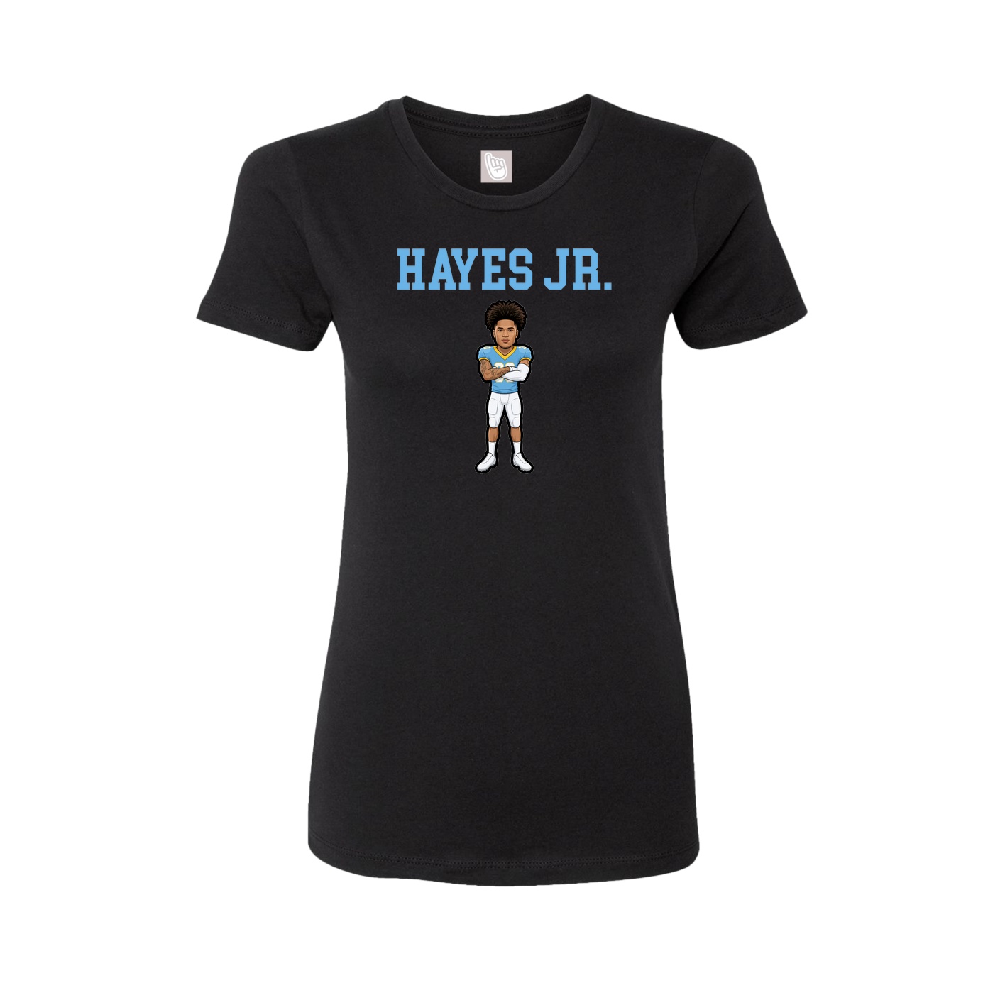 Fitted Women's Tee — Shirsey in Black