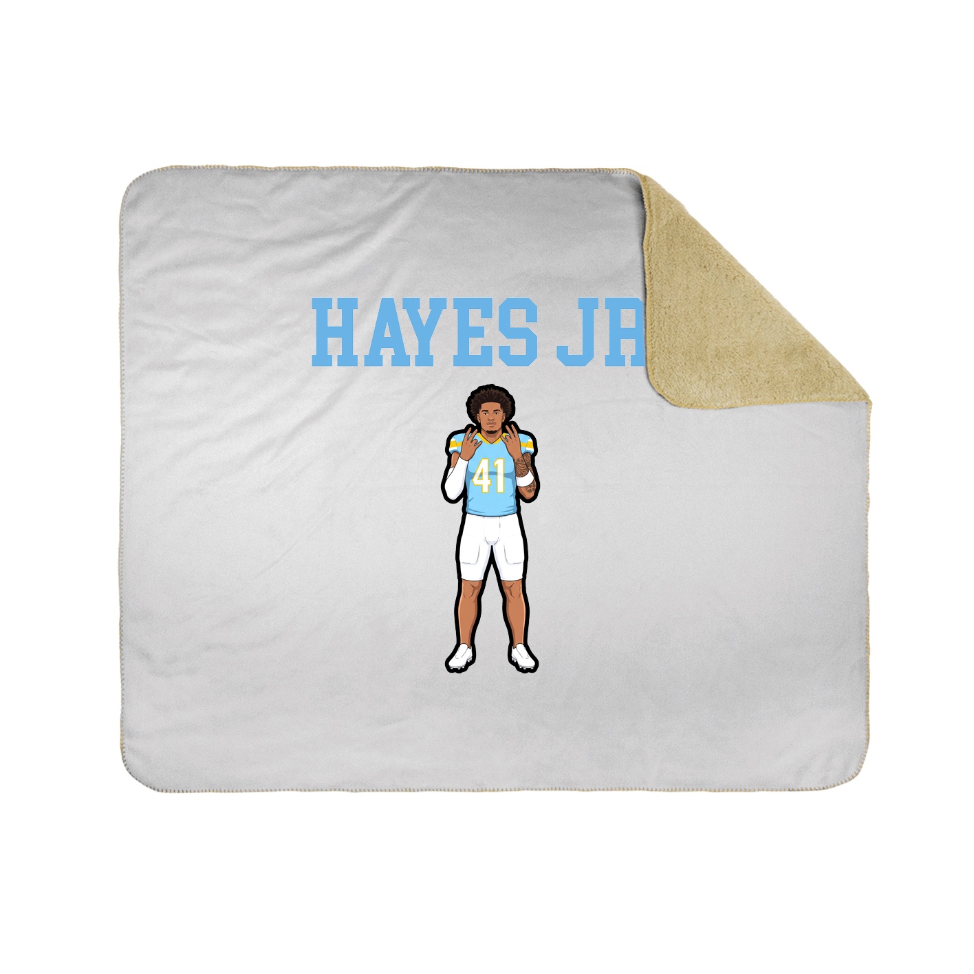 Throw Blanket — Shirsey in White
