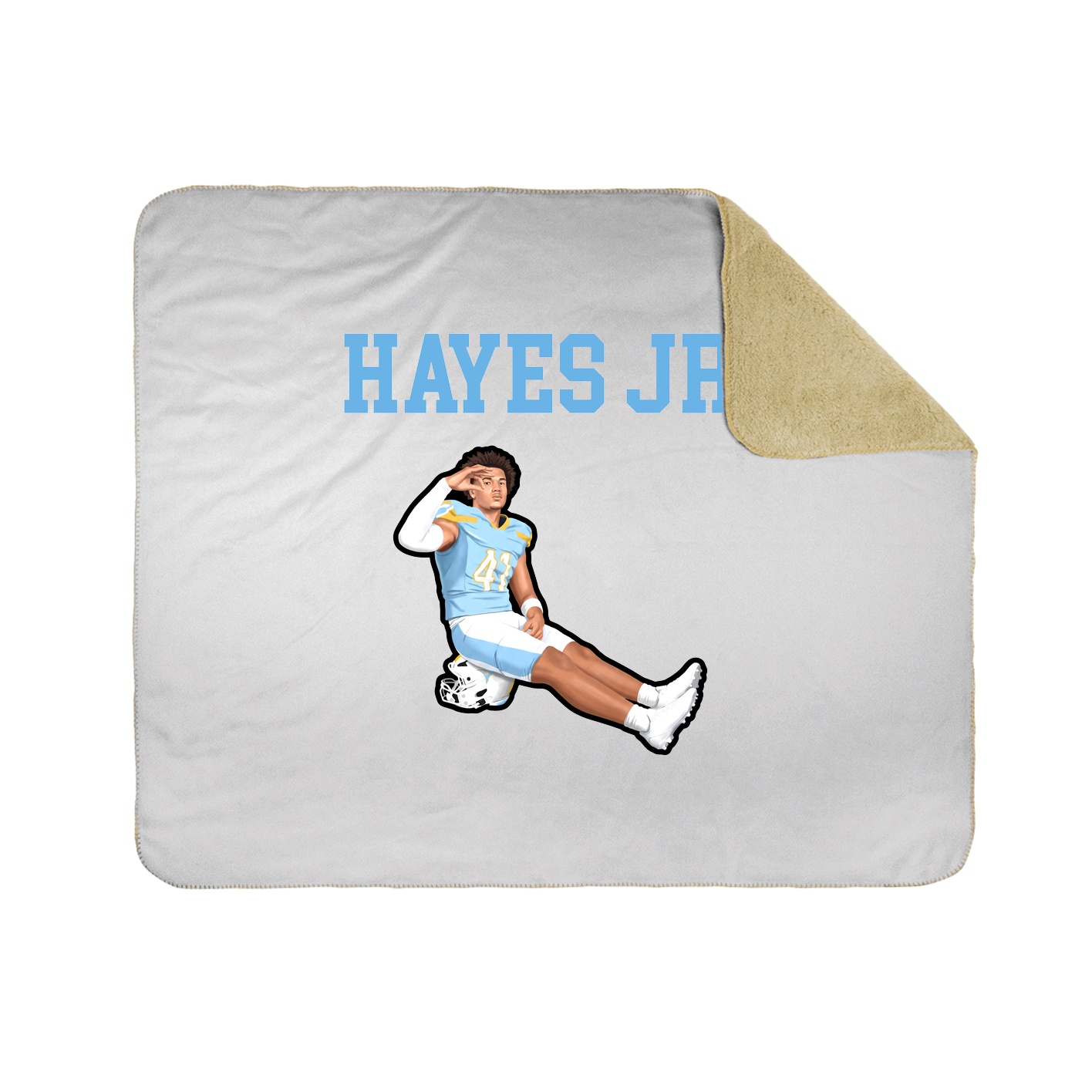 Throw Blanket — Shirsey in White