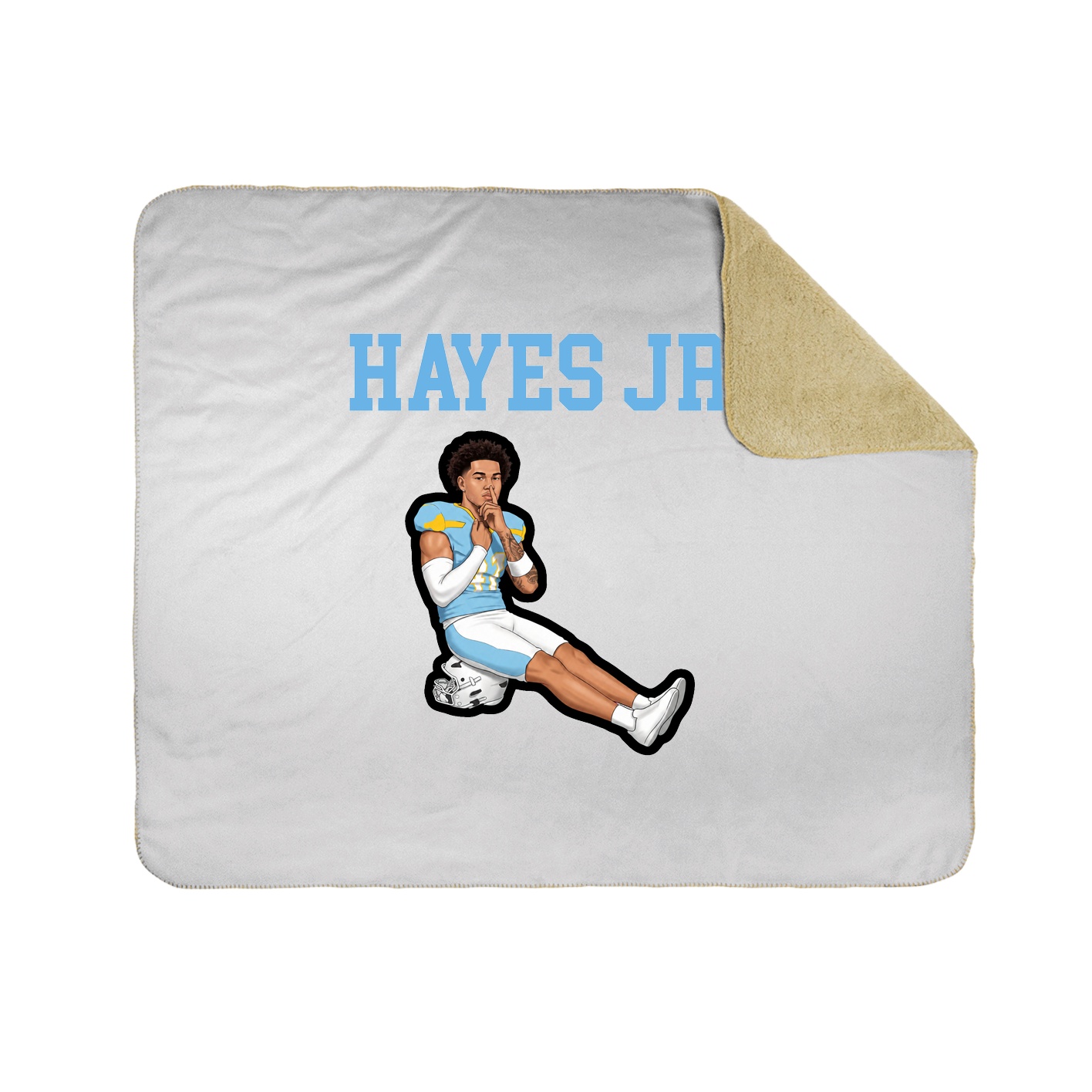 Throw Blanket — Shirsey in White