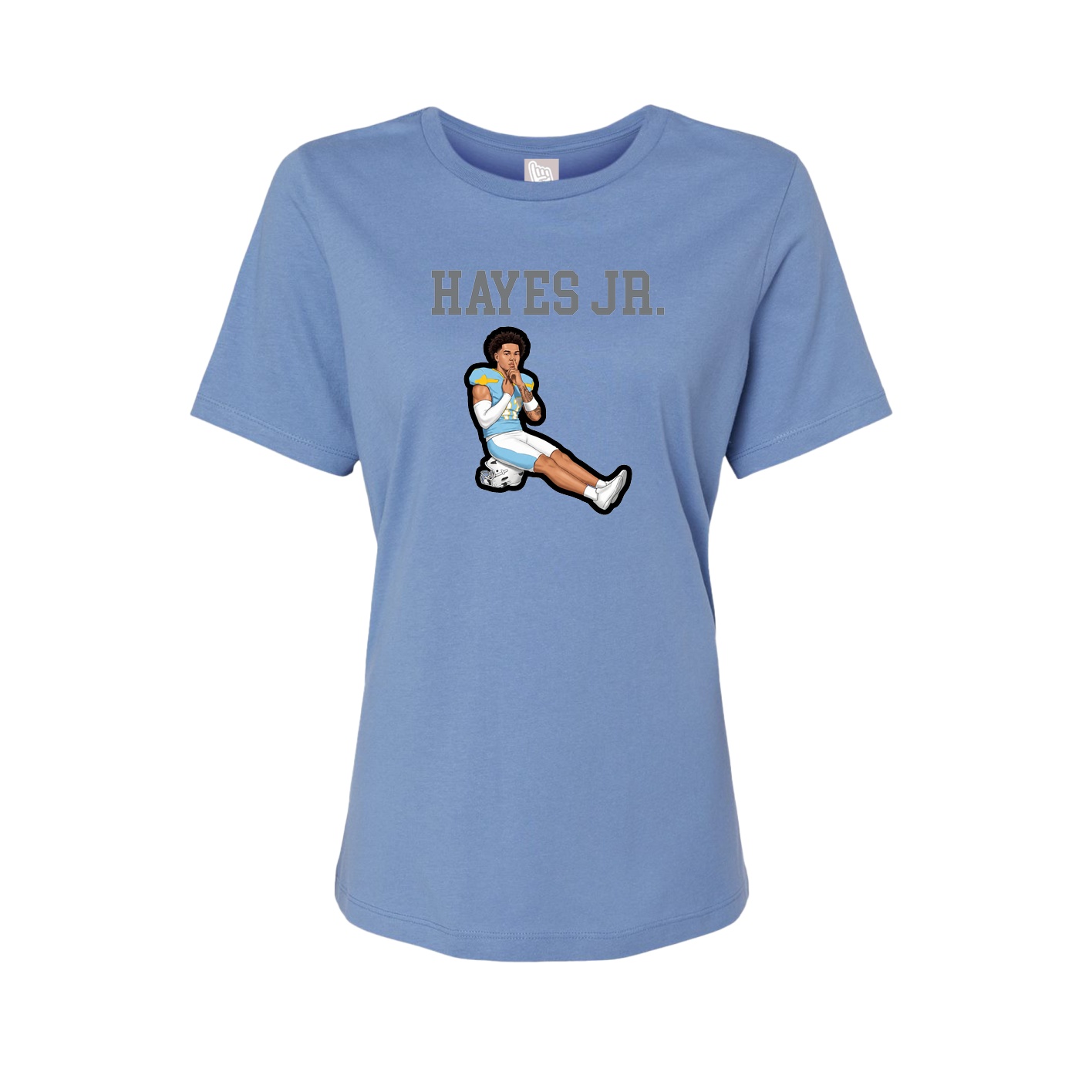 Fitted Women's Tee — Shirsey in Powder Blue