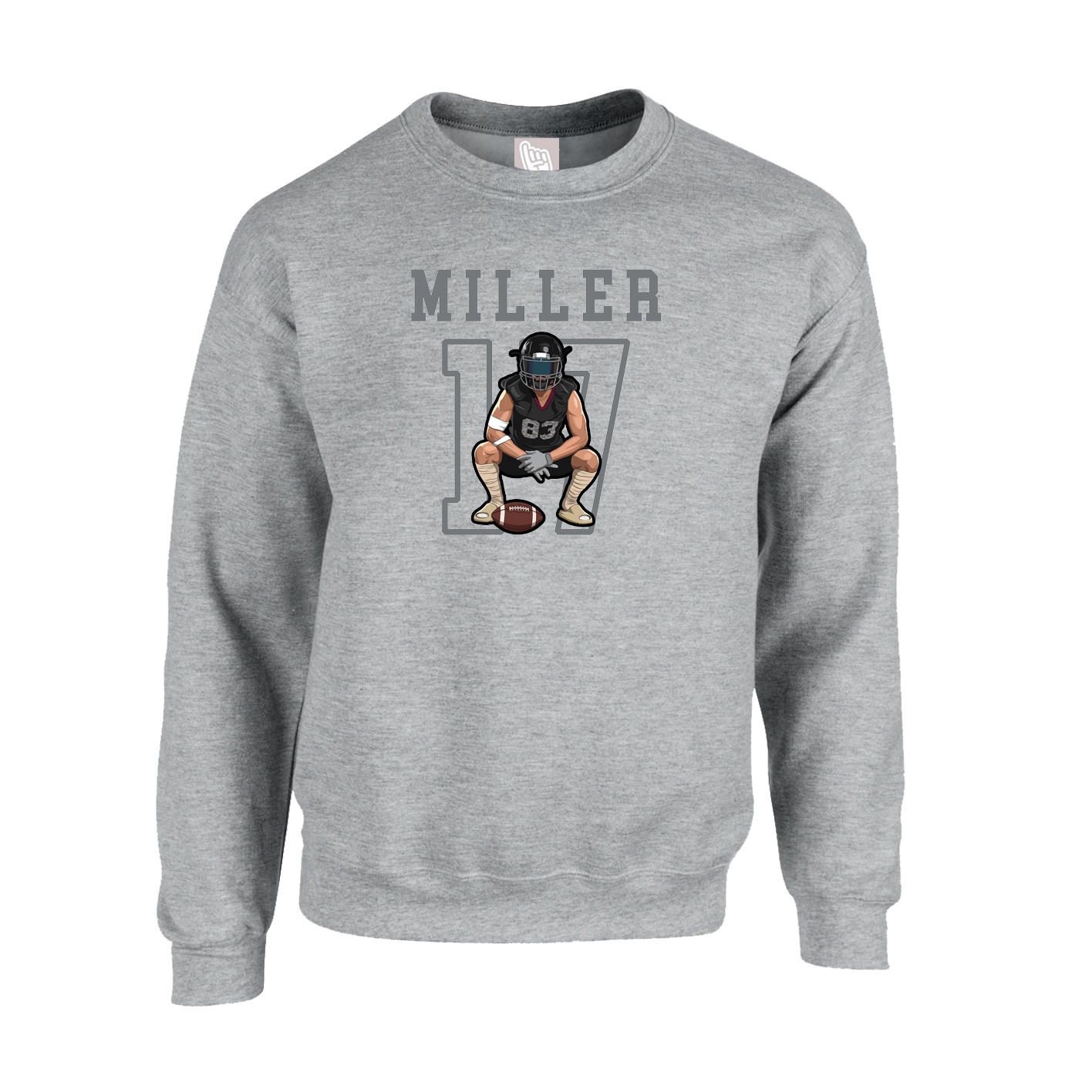 Fleece Crew — Shirsey in Grey