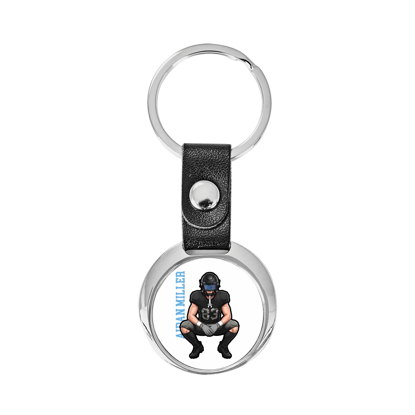 Key Chain — Name Vertical in Classic