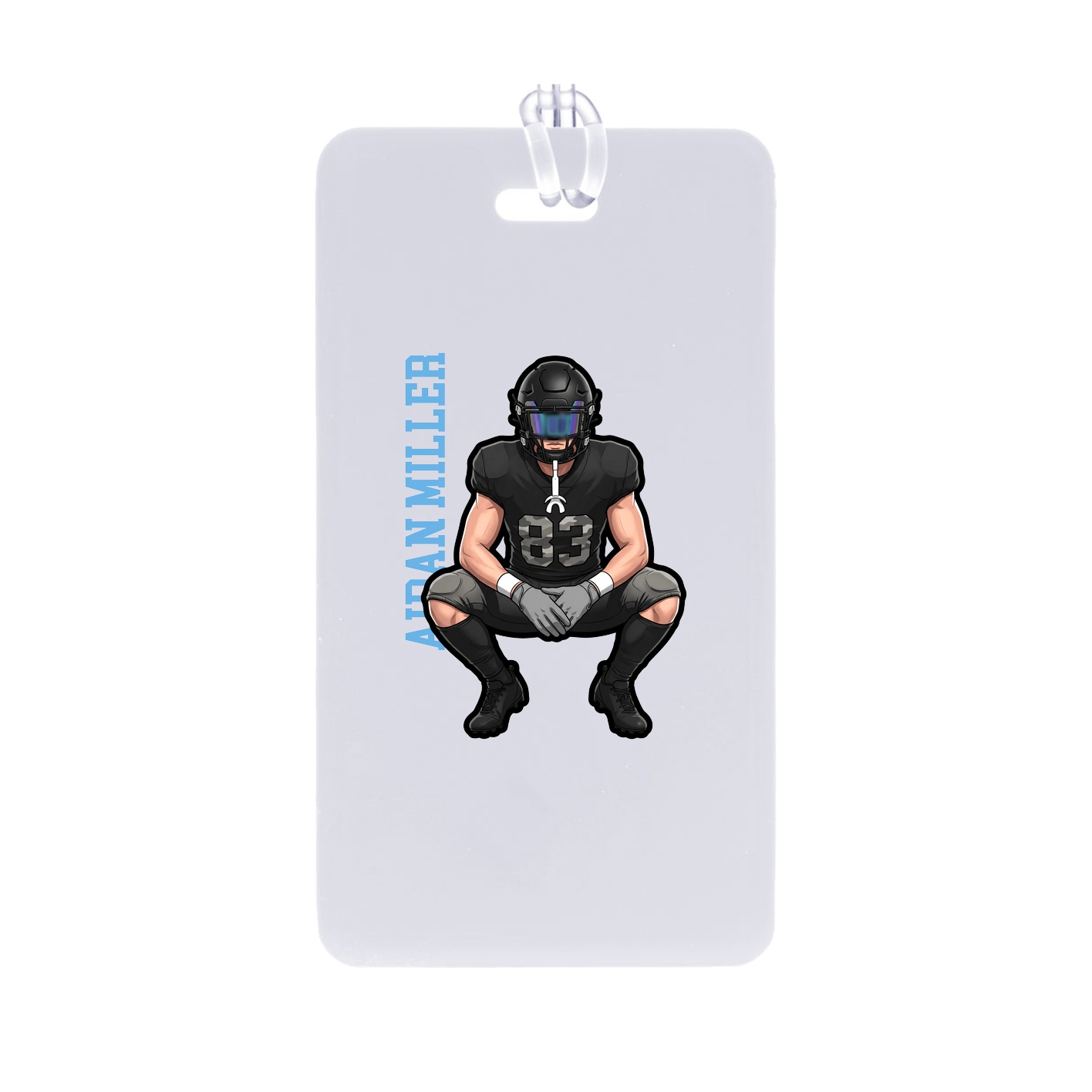 Bag Tag — Name Vertical in Classic