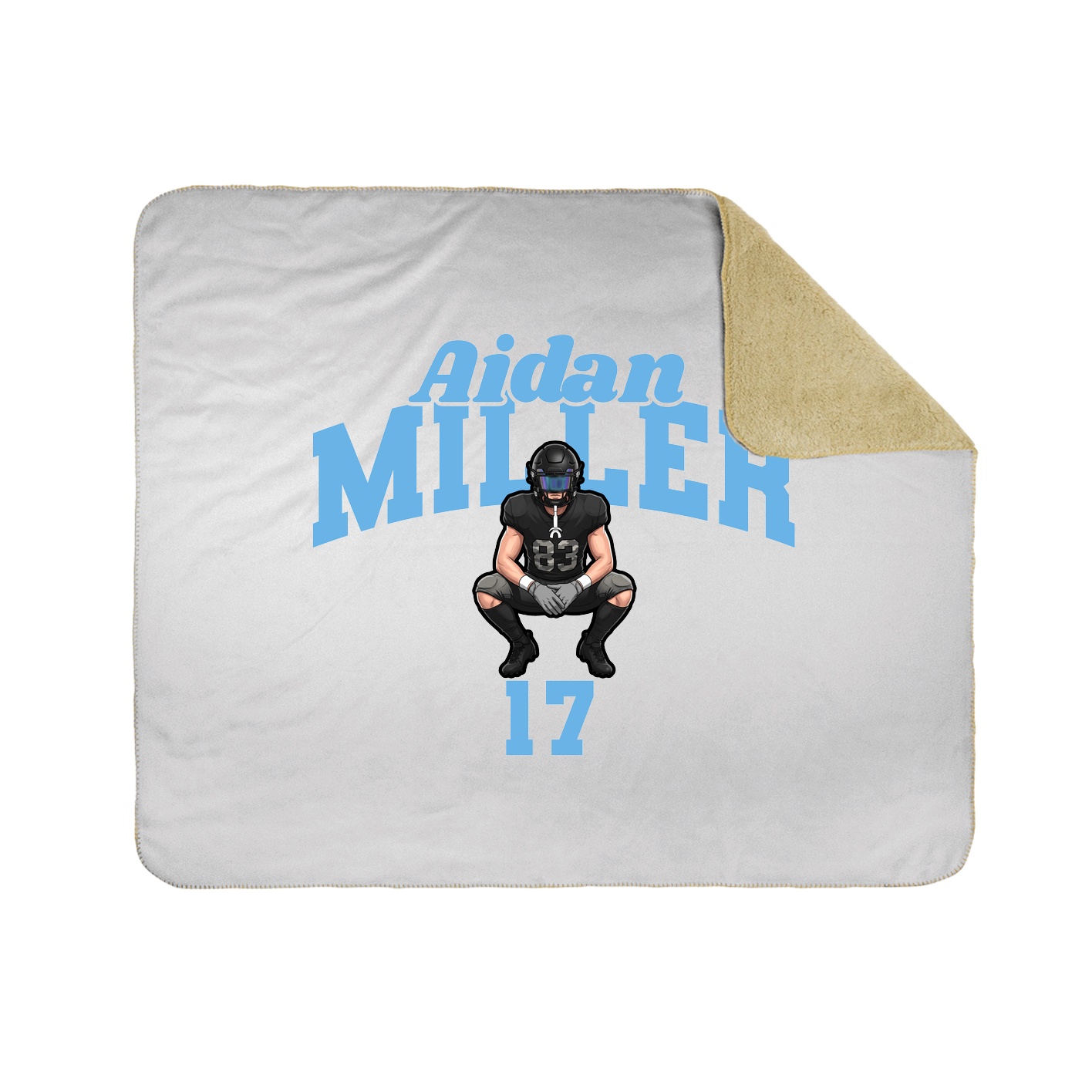Throw Blanket — Signature Arch in White
