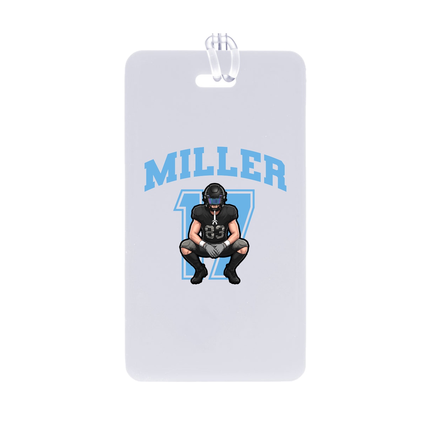 Bag Tag — Number in Classic