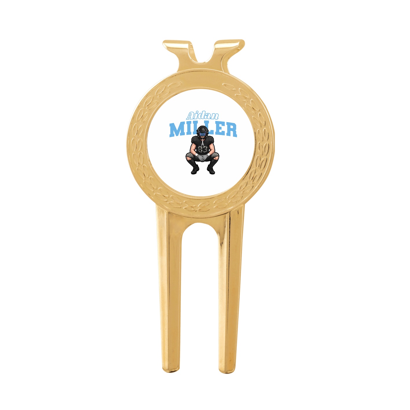Divot Tool with Ball Marker — Name Arch in Classic