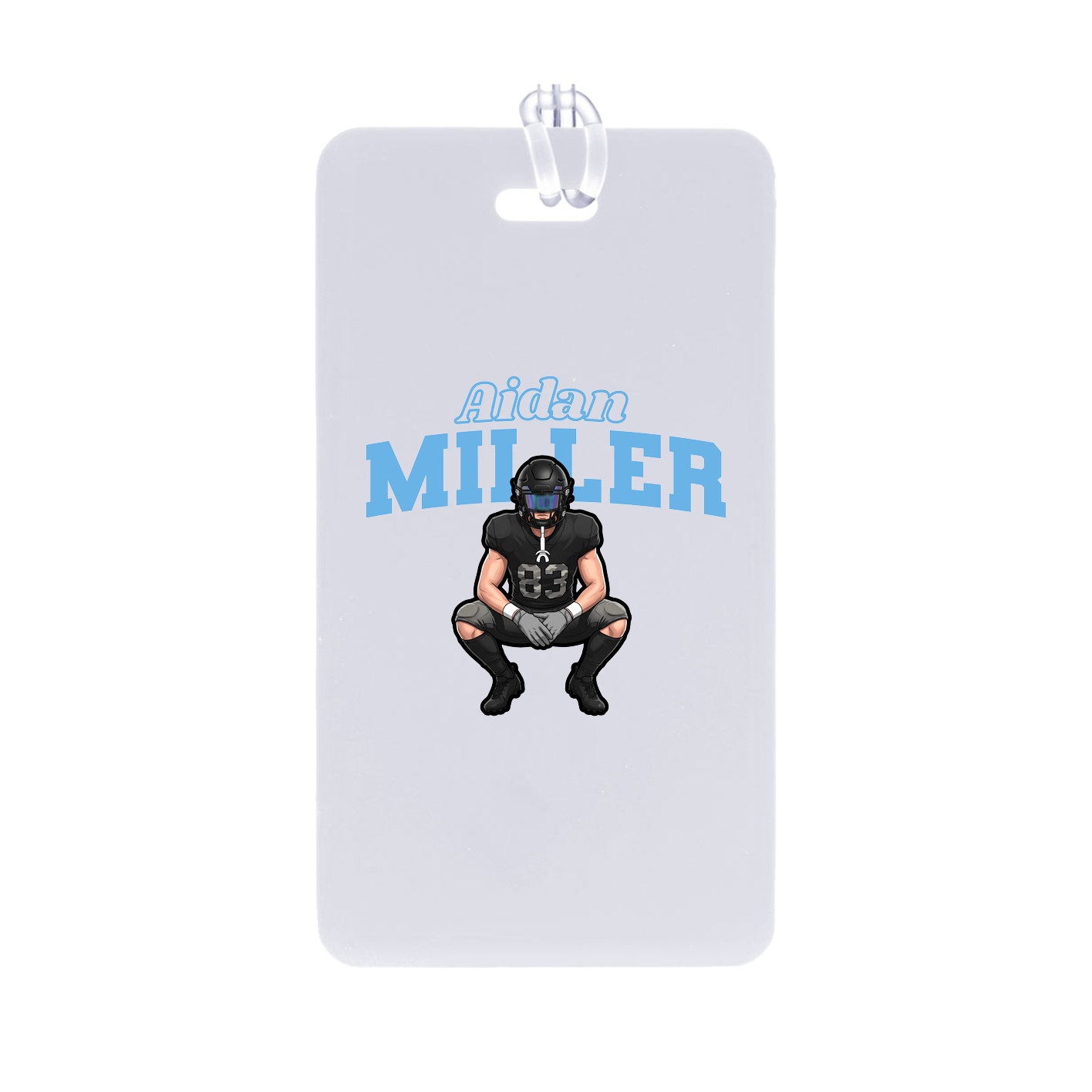 Bag Tag — Name Arch in Classic