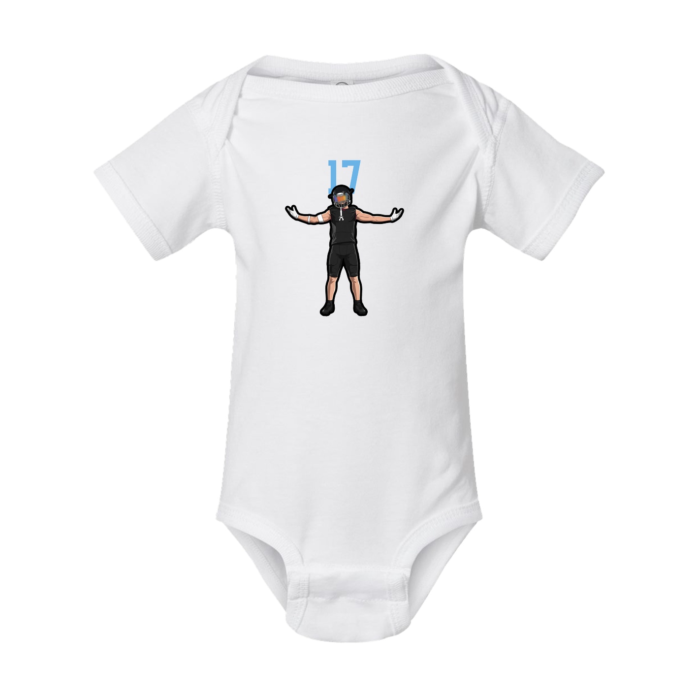 Baby Onesie — Number Top in White