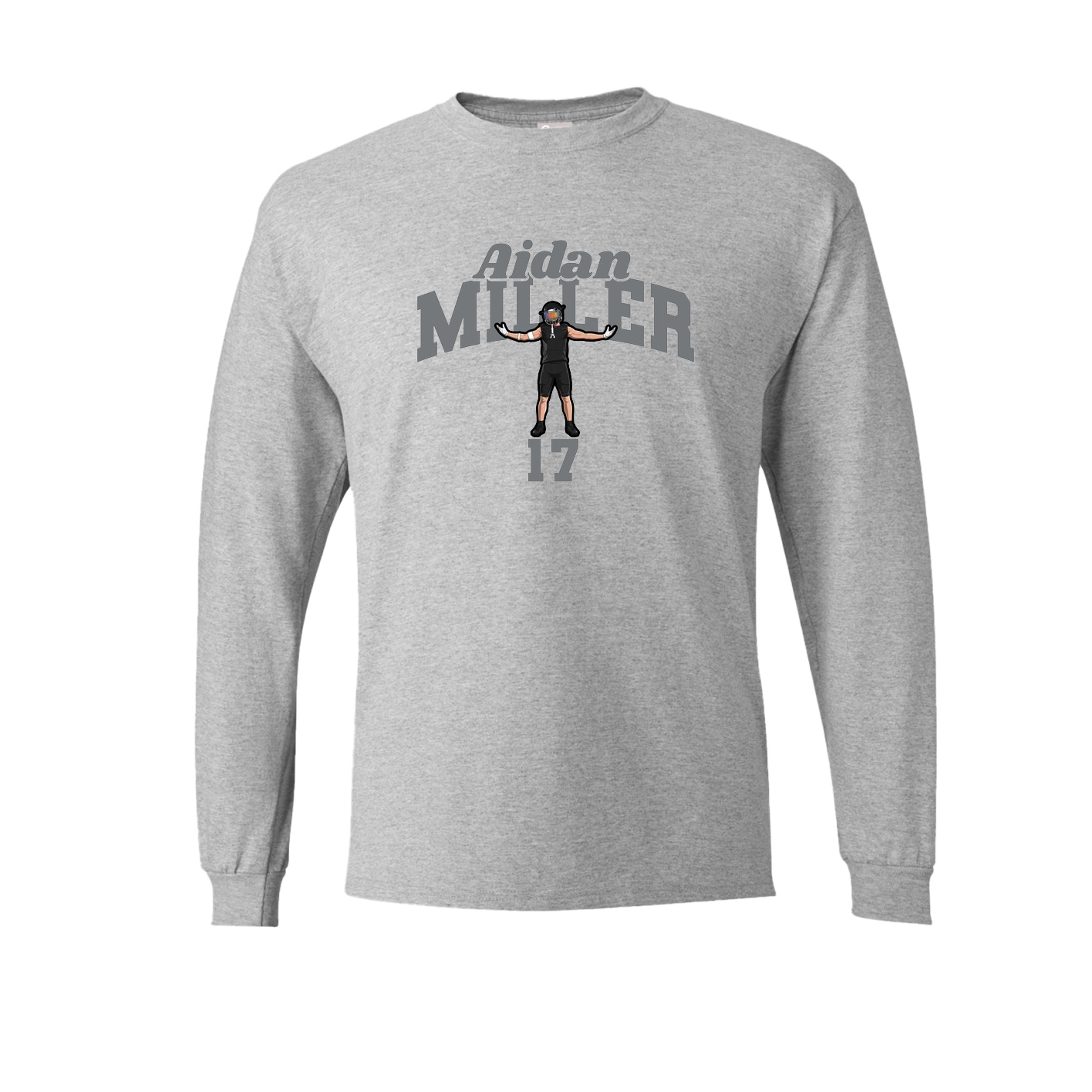 Long Sleeve Tee — Signature Arch in Grey