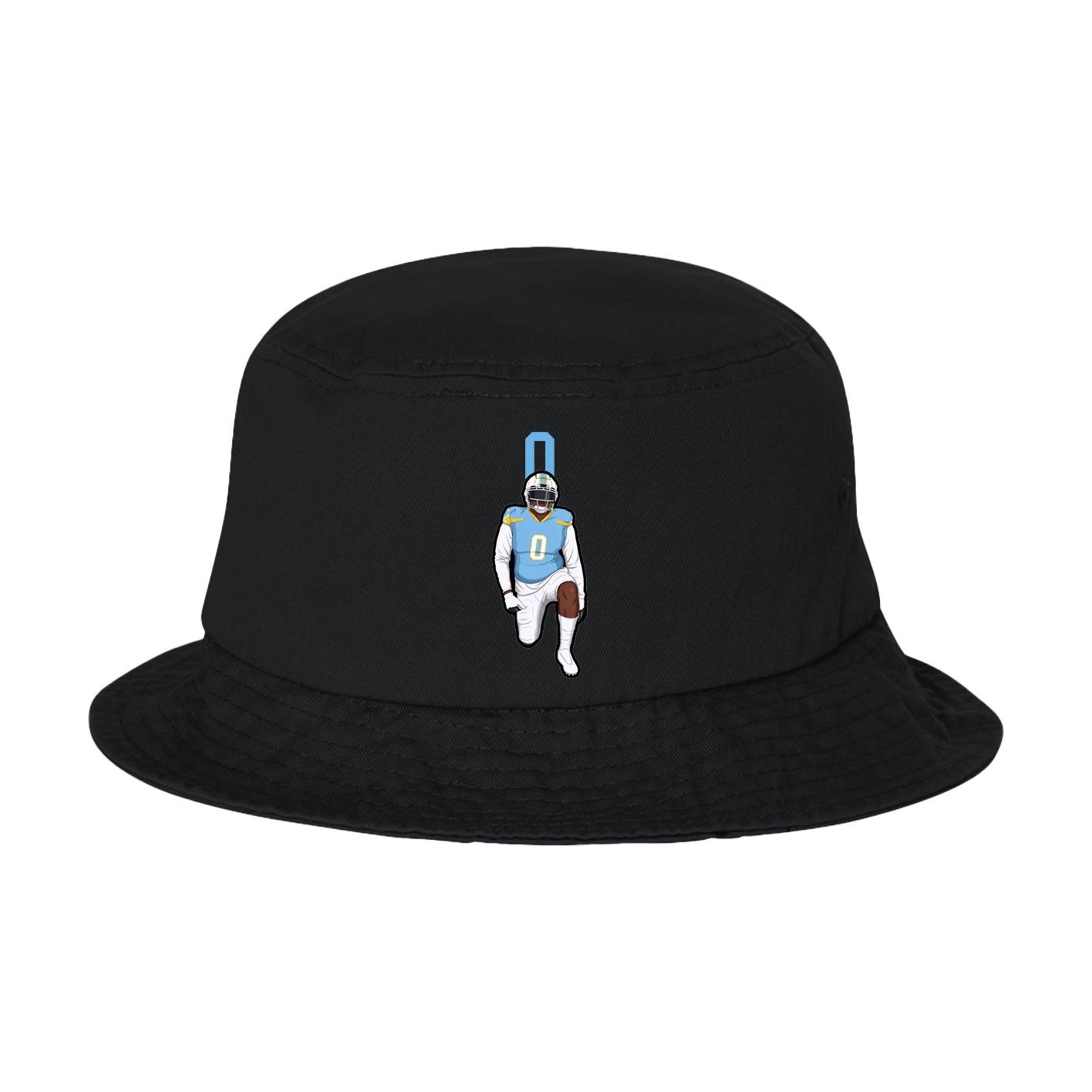 Bucket Cap — Number Top in Black