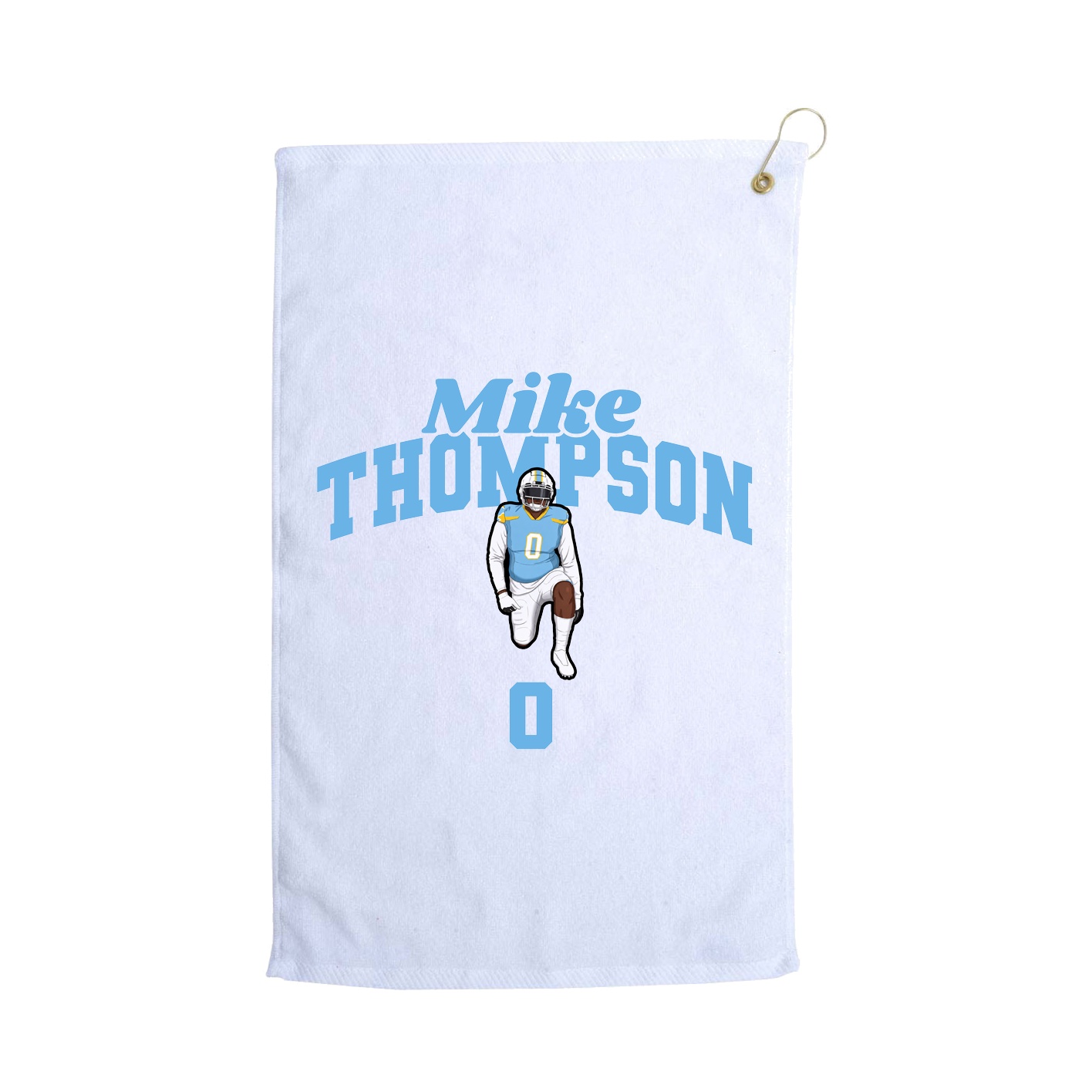 Golf Towel — Signature Arch in White