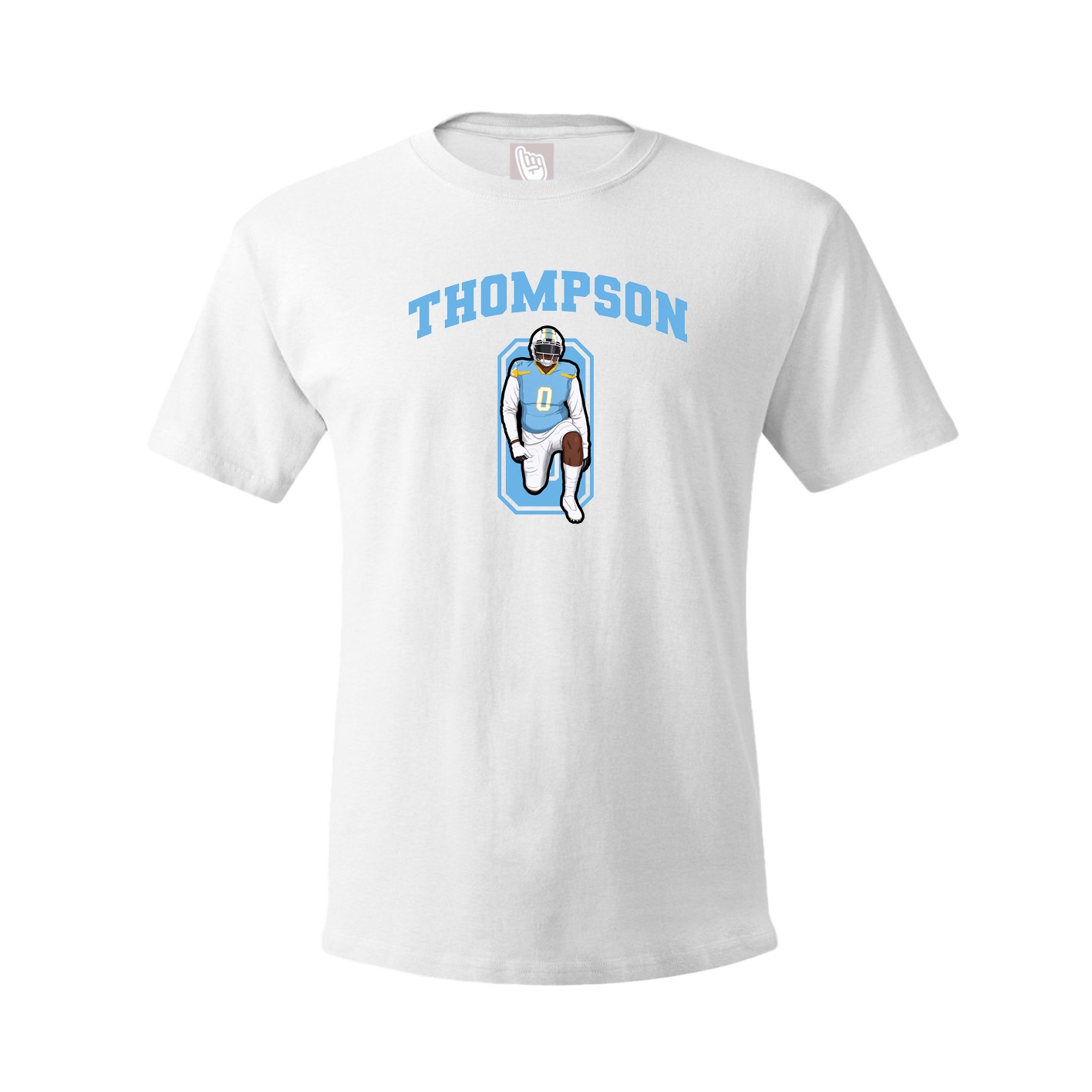 Youth Tee — Number in White