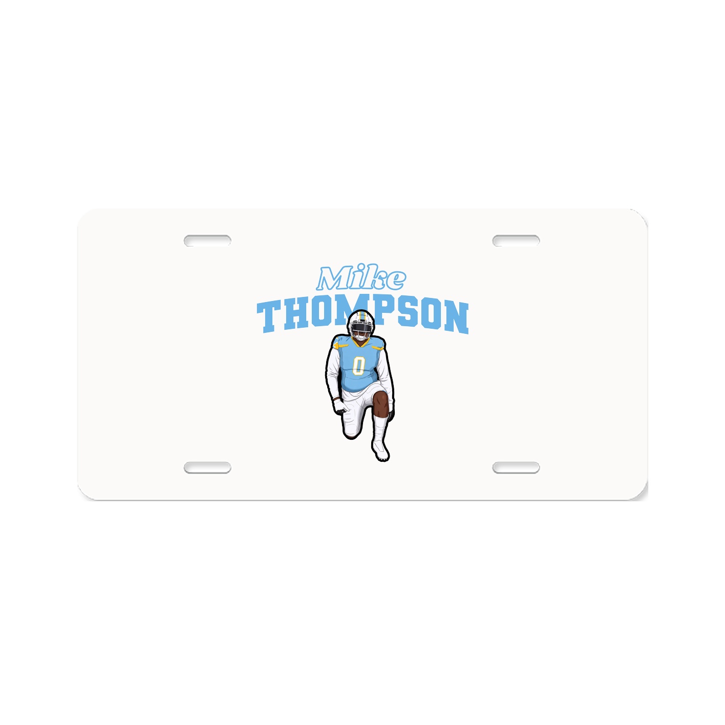 License Plate — Name Arch in Classic