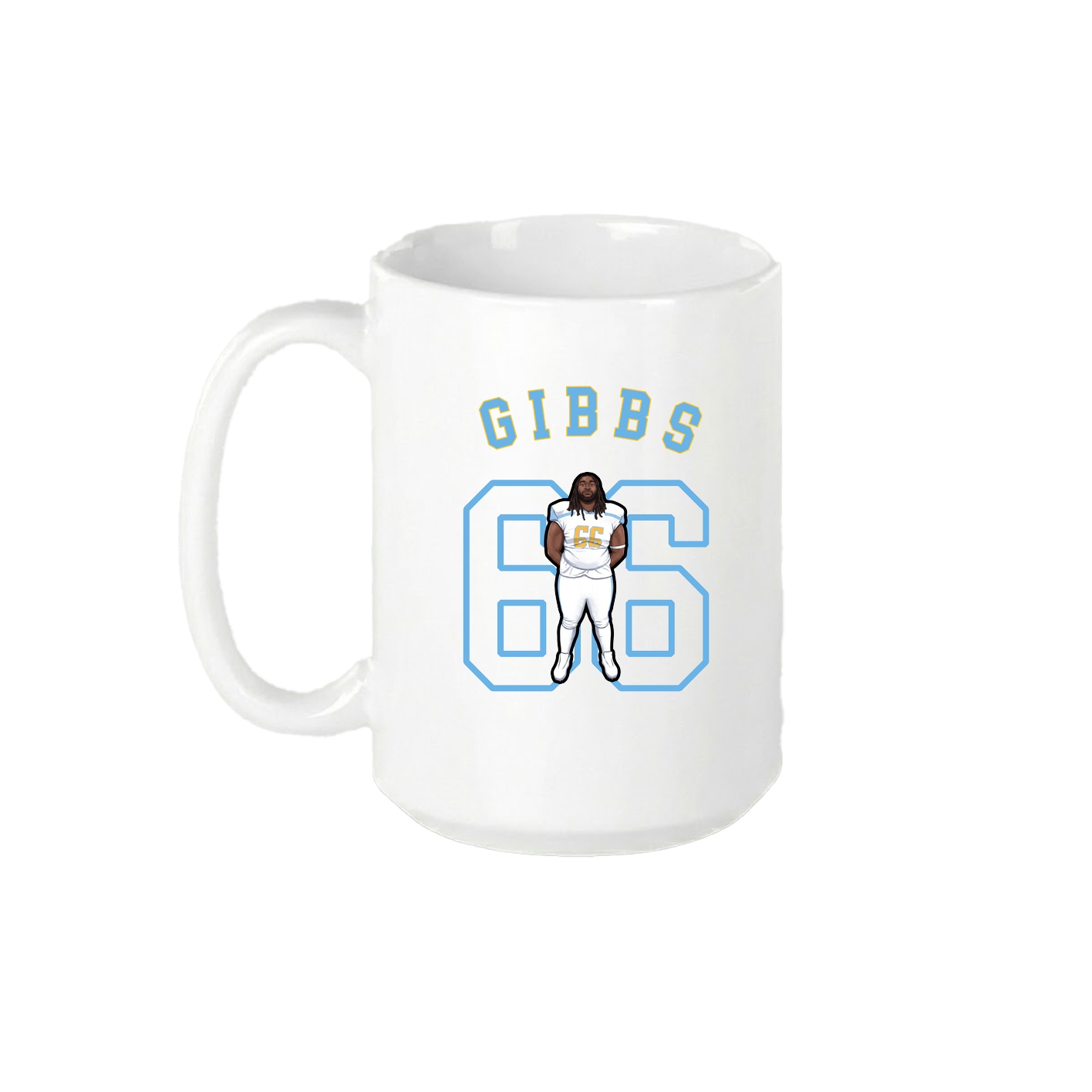15oz Coffee Mug — Shirsey Arch in White