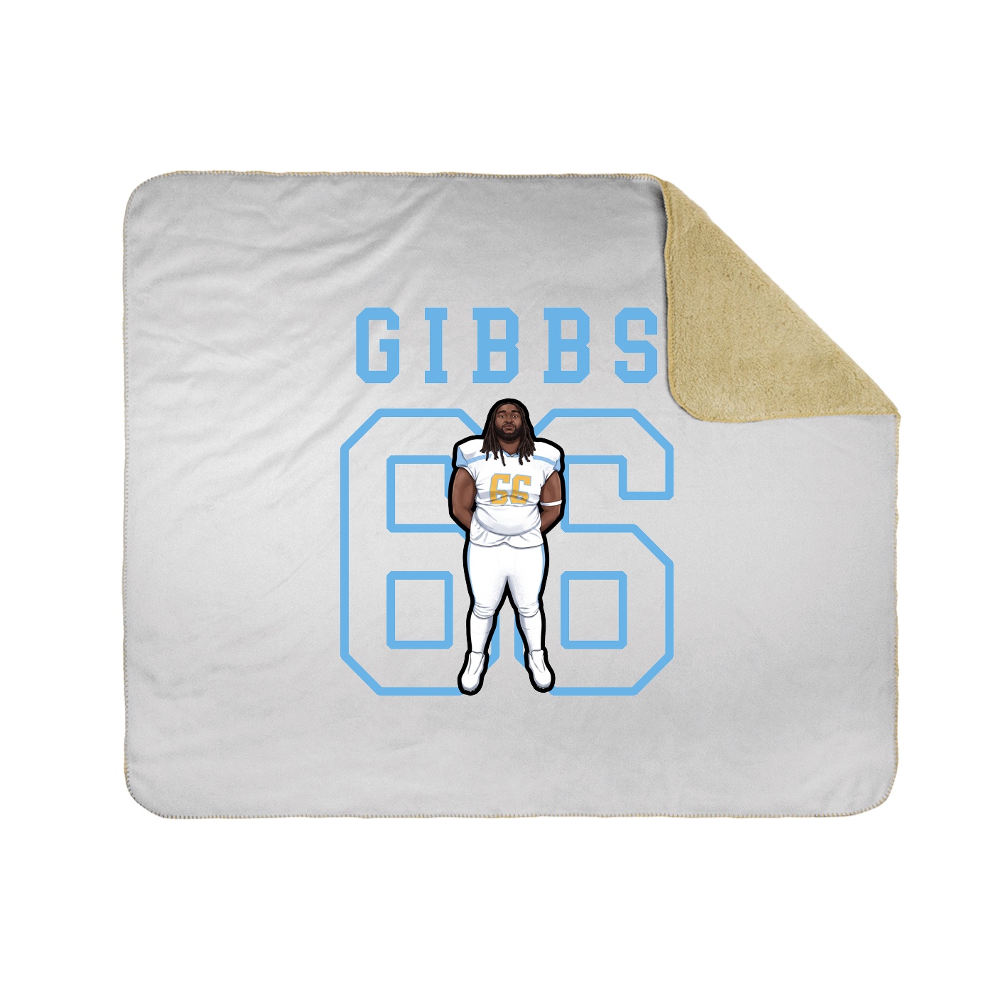 Throw Blanket — Shirsey in White