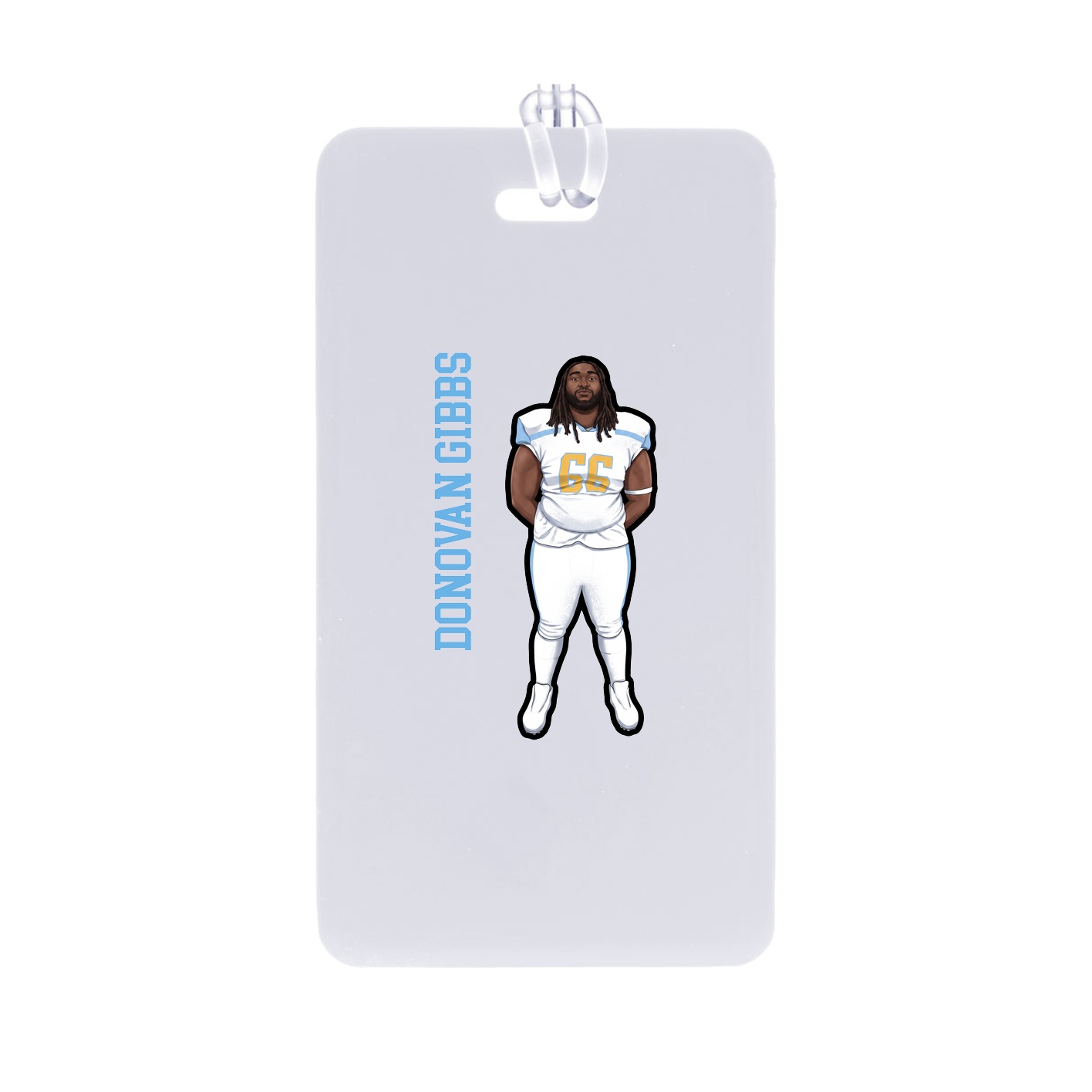 Bag Tag — Name Vertical in Classic