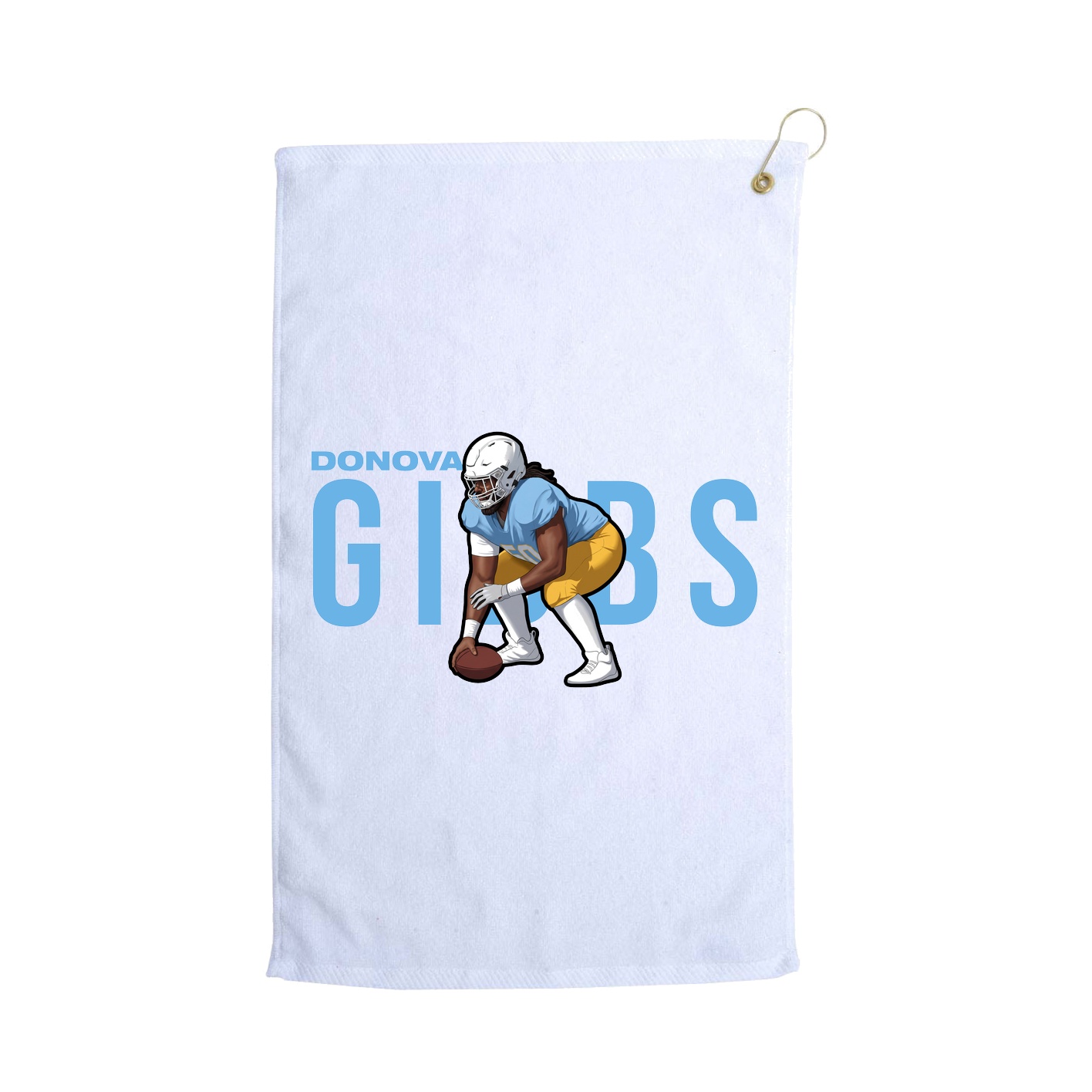 Golf Towel — Player Name in White