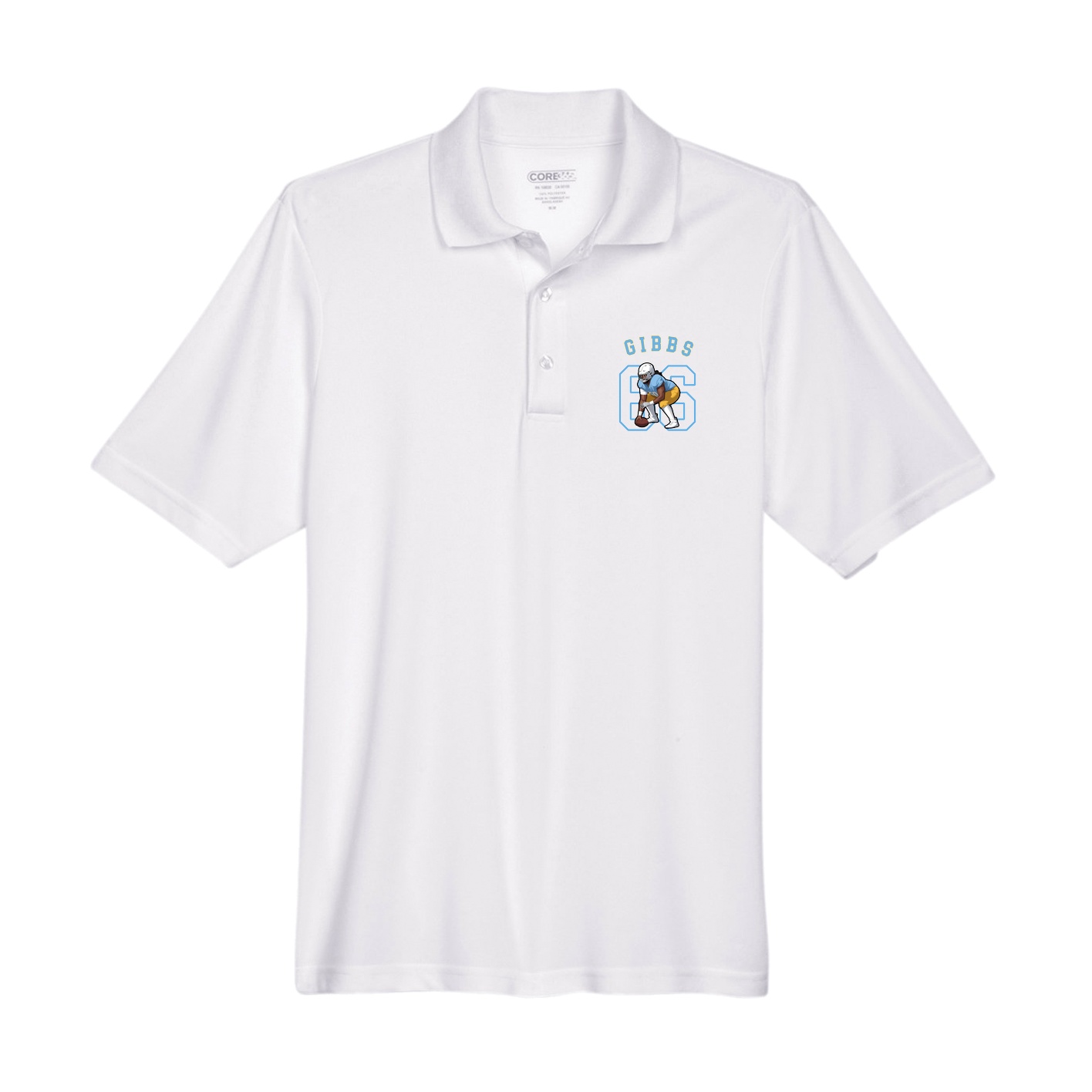 Performance Polo — Shirsey Arch in White
