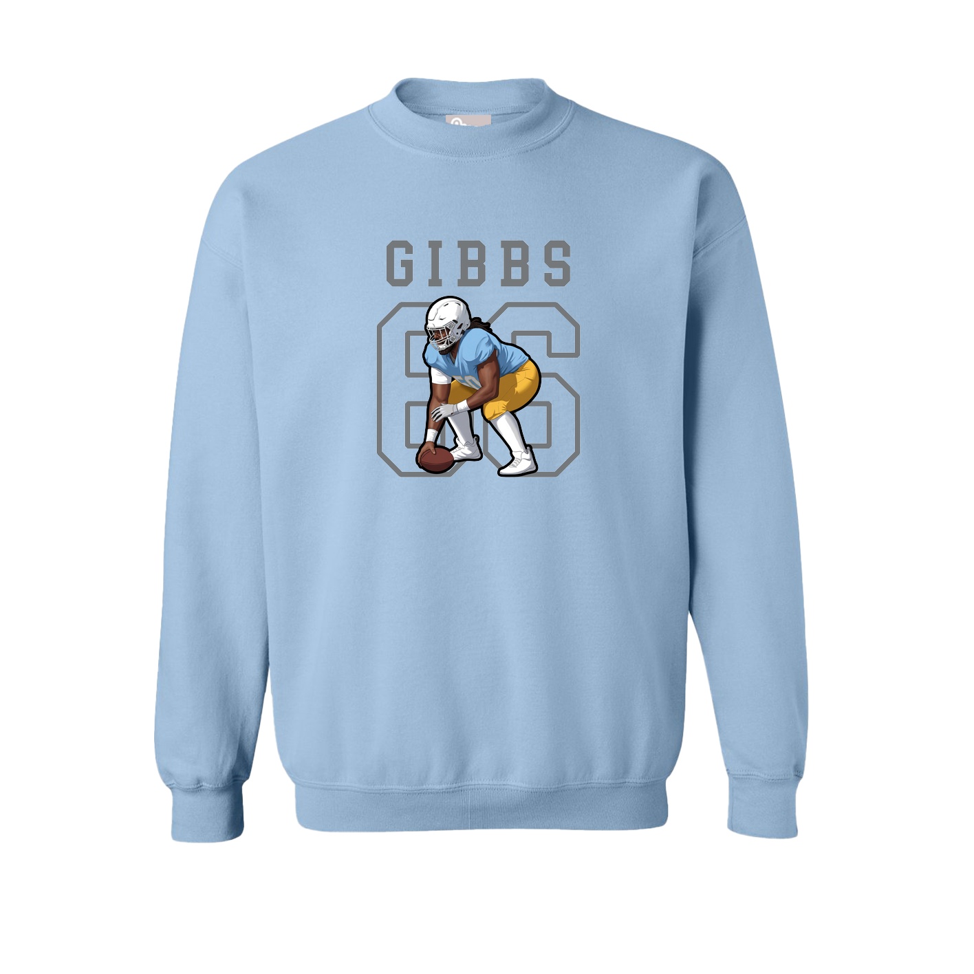 Fleece Crew — Shirsey in Light Blue