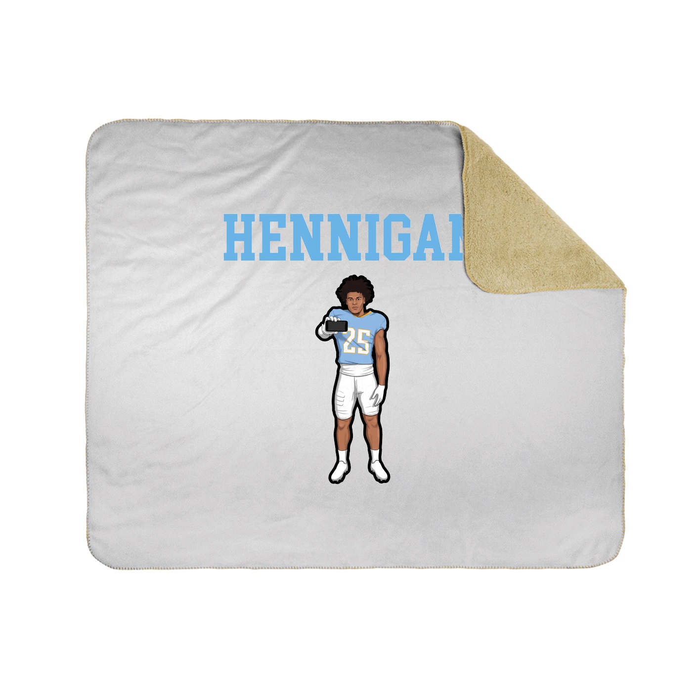 Throw Blanket — Shirsey in White