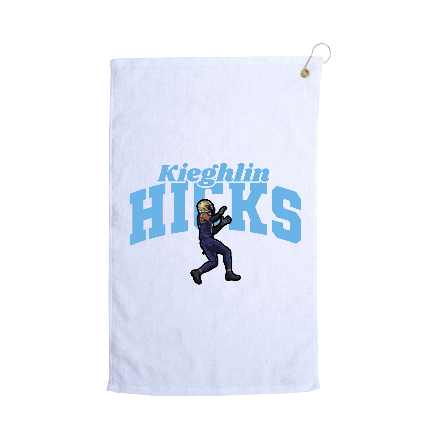 Golf Towel — Signature Arch in White