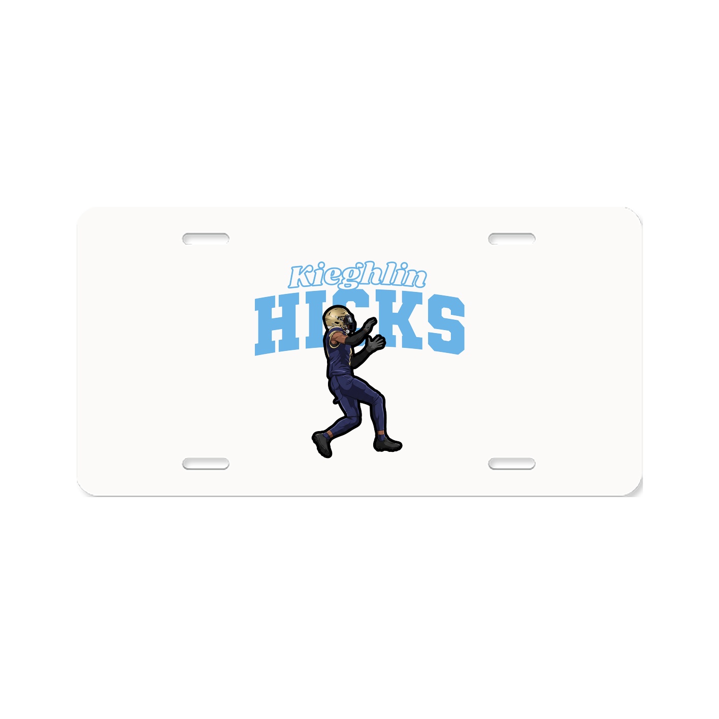 License Plate — Name Arch in Classic