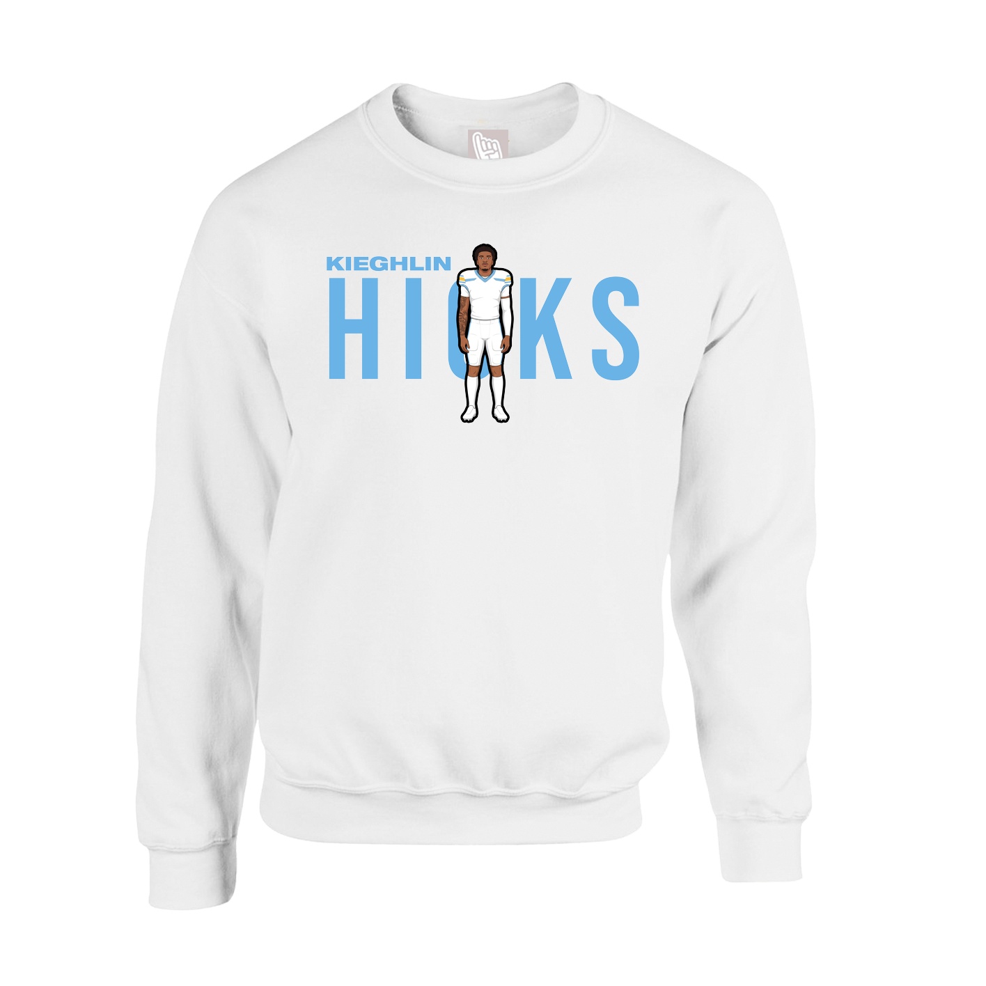Fleece Crew — Player Name in White