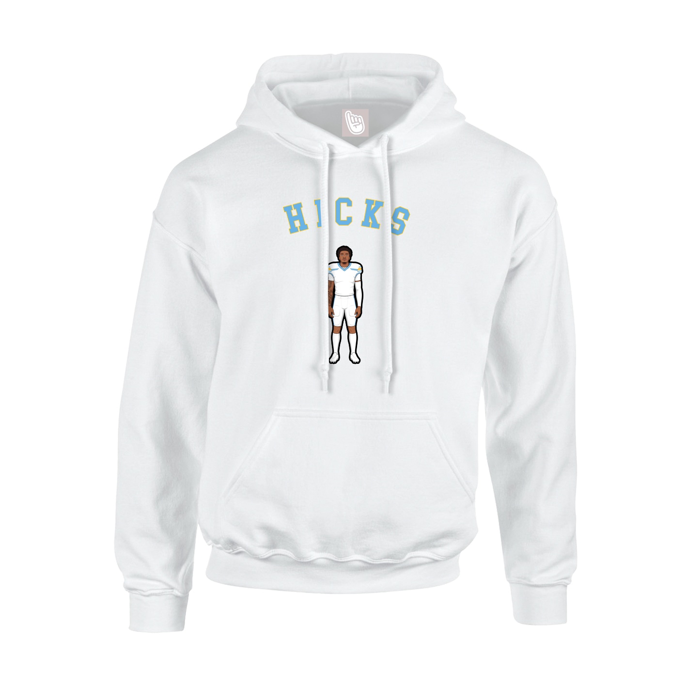 Hoodie — Shirsey Arch in White