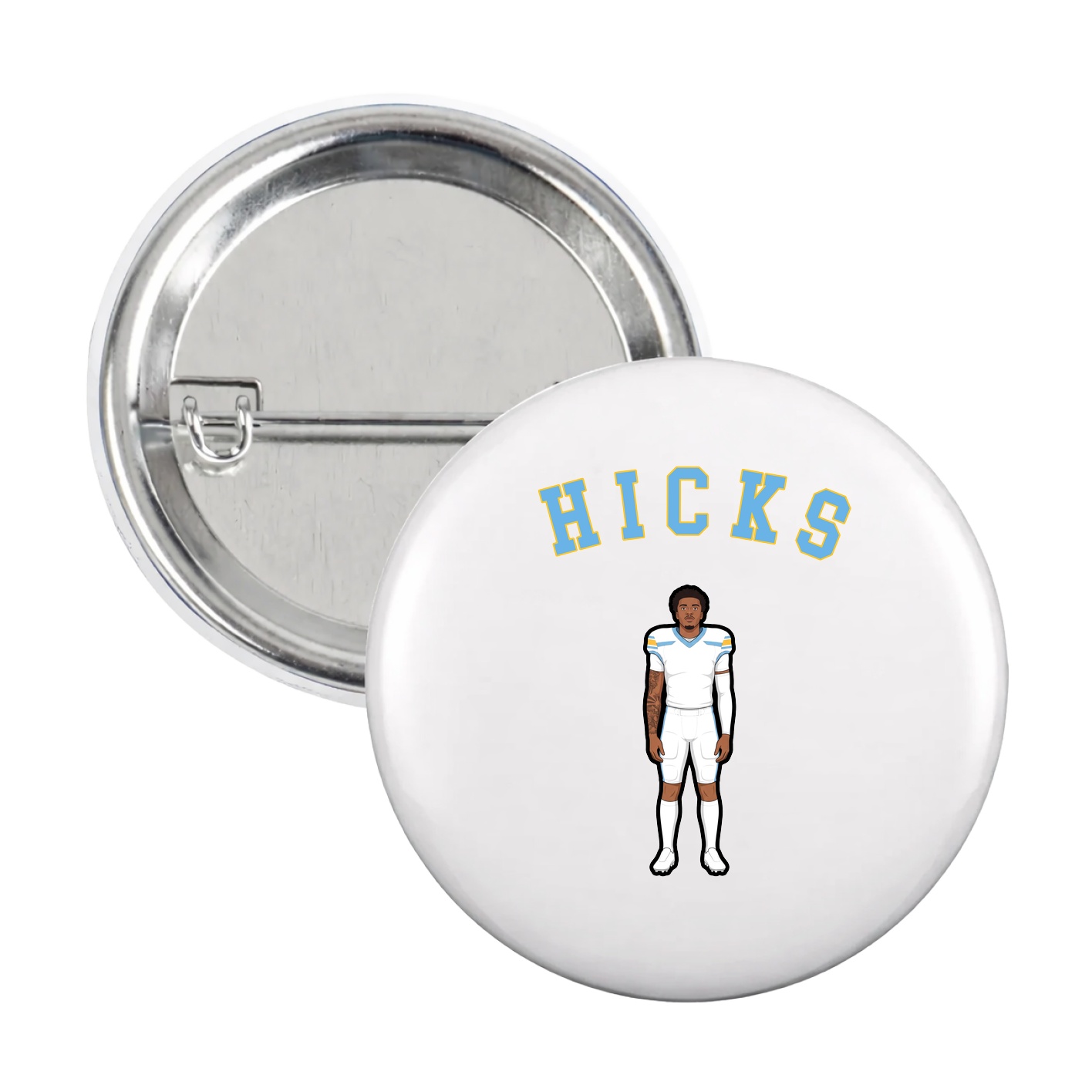 Game Day Button — Shirsey Arch in White