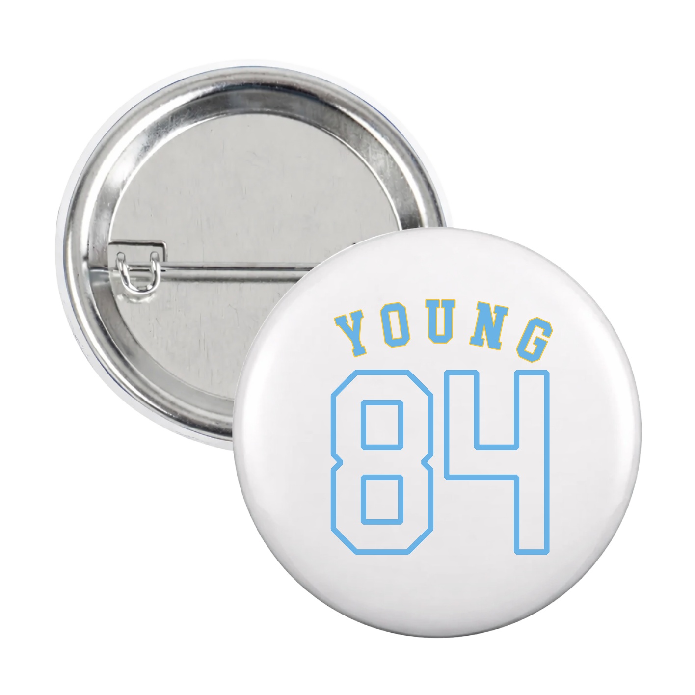 Game Day Button — Shirsey Arch in White