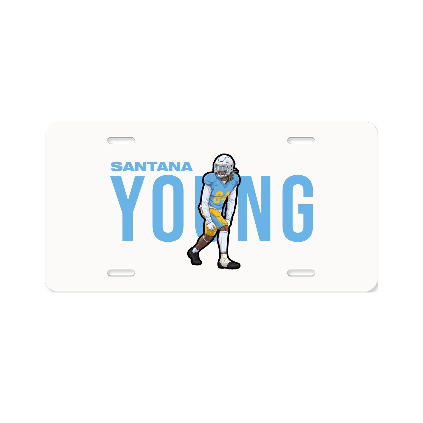 License Plate — Player Name in Classic