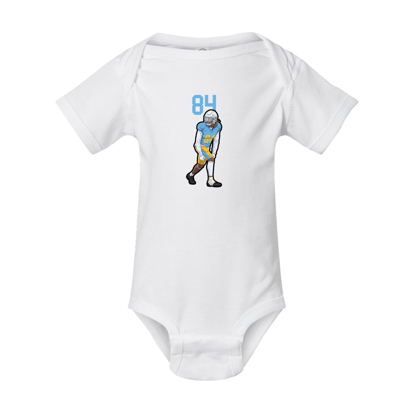 Baby Onesie — Number Top in White
