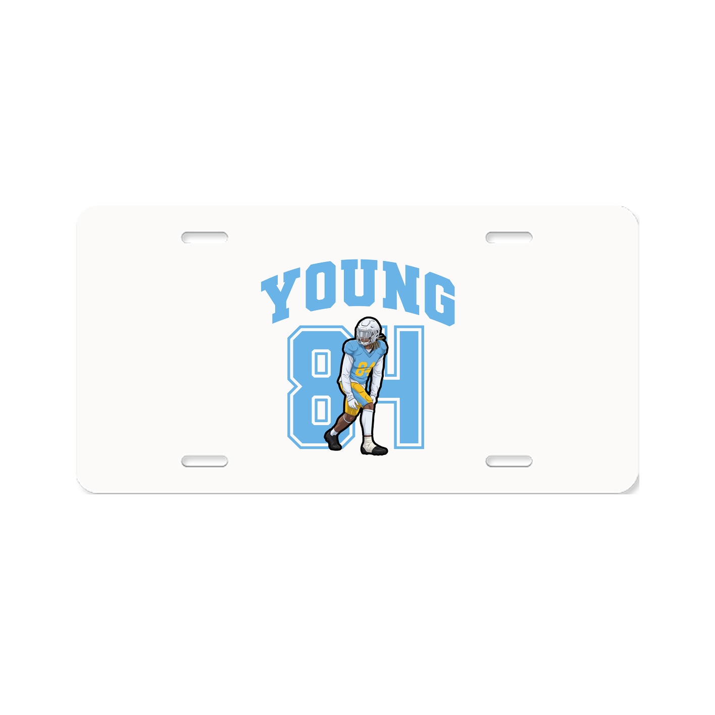 License Plate — Number in Classic
