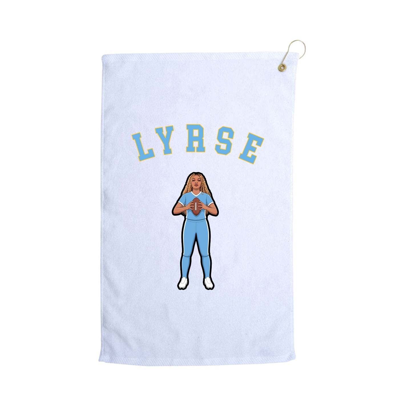Golf Towel — Shirsey Arch in White
